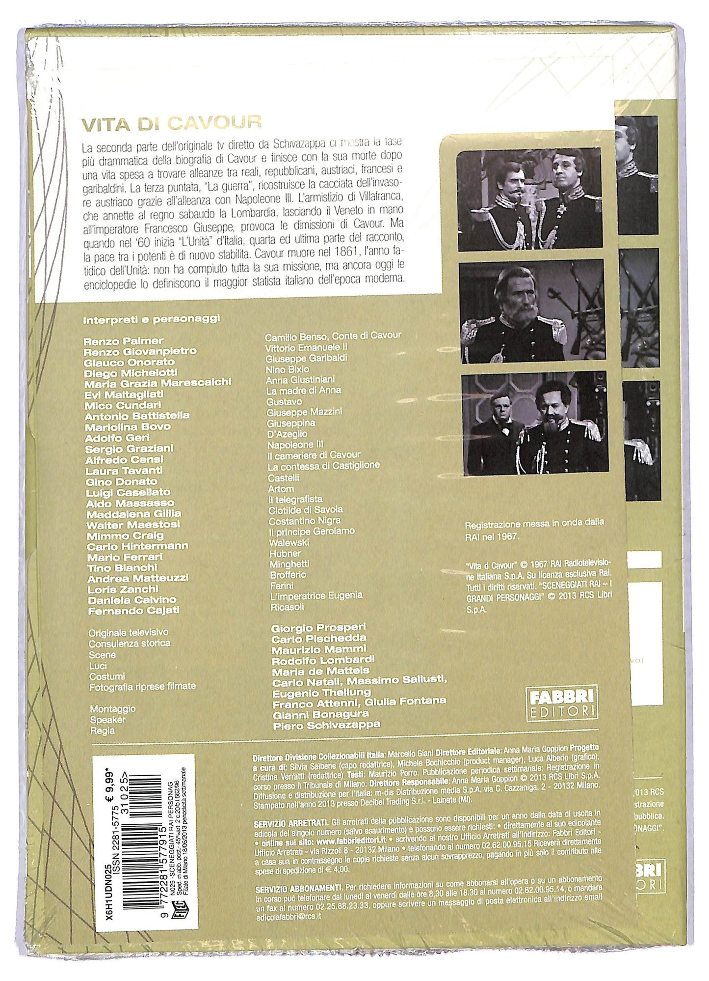 EBOND Scenggiati rai vita di cavour puntate 3 - 4 EDITORIALE DVD D759139