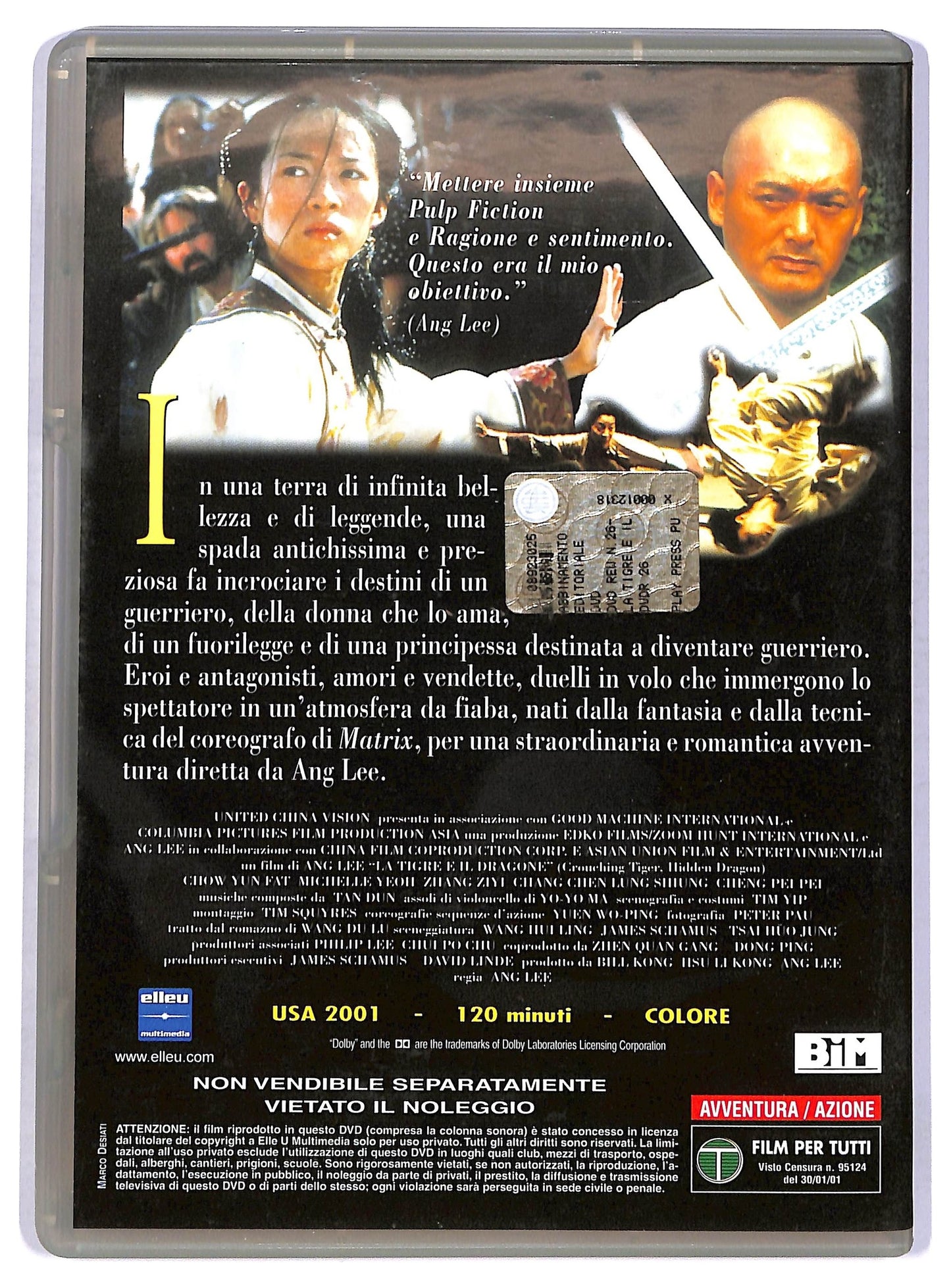 EBOND La Tigre e Il Dragone DVD D759146