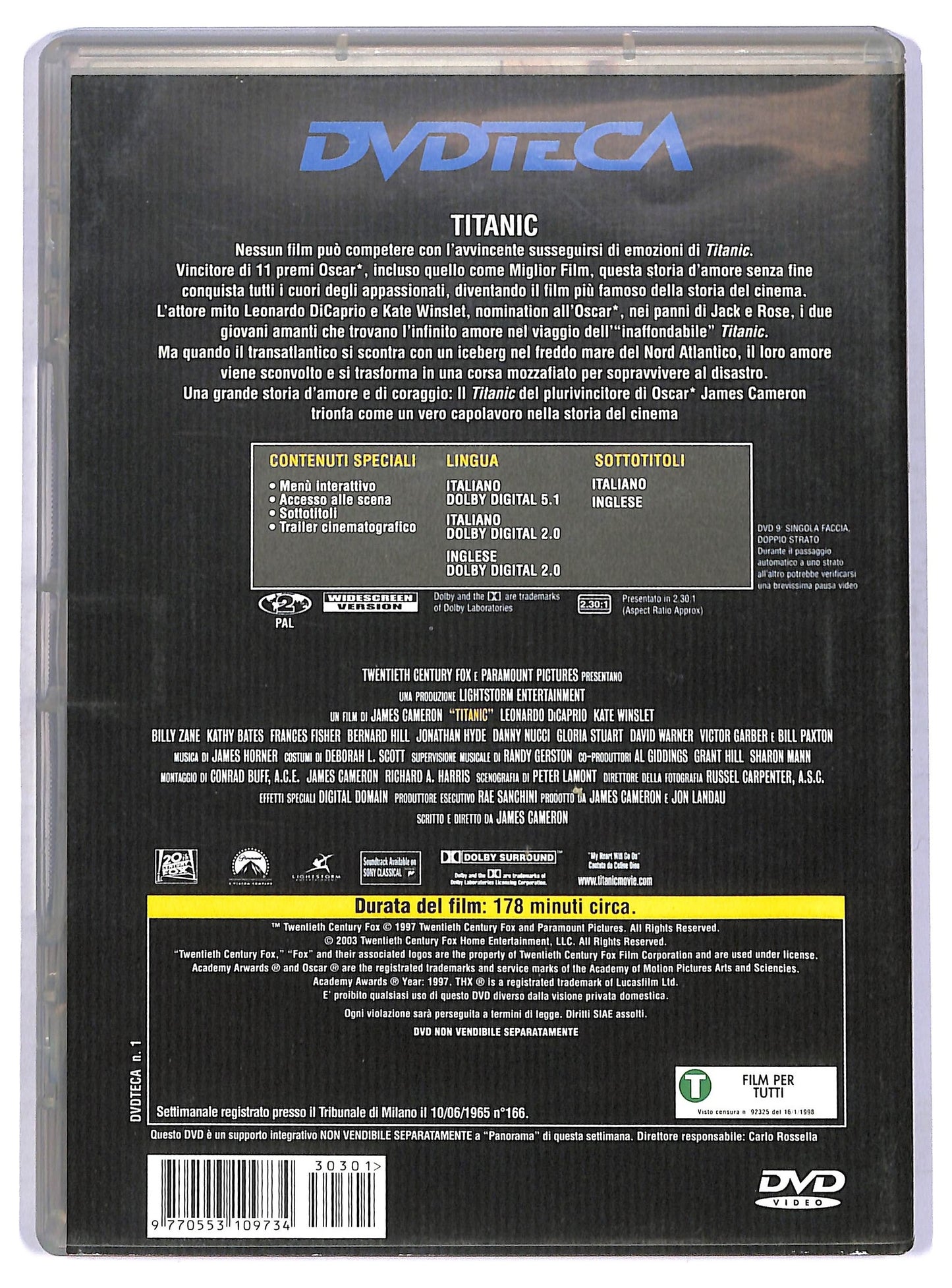 EBOND Titanic EDITORIALE DVD D759149