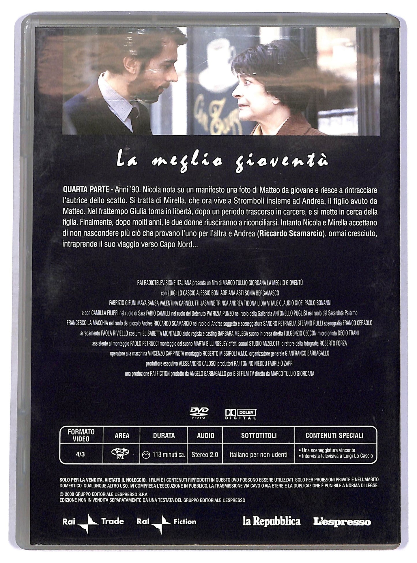 EBOND La Meglio Gioventu DVD Editoriale D759169