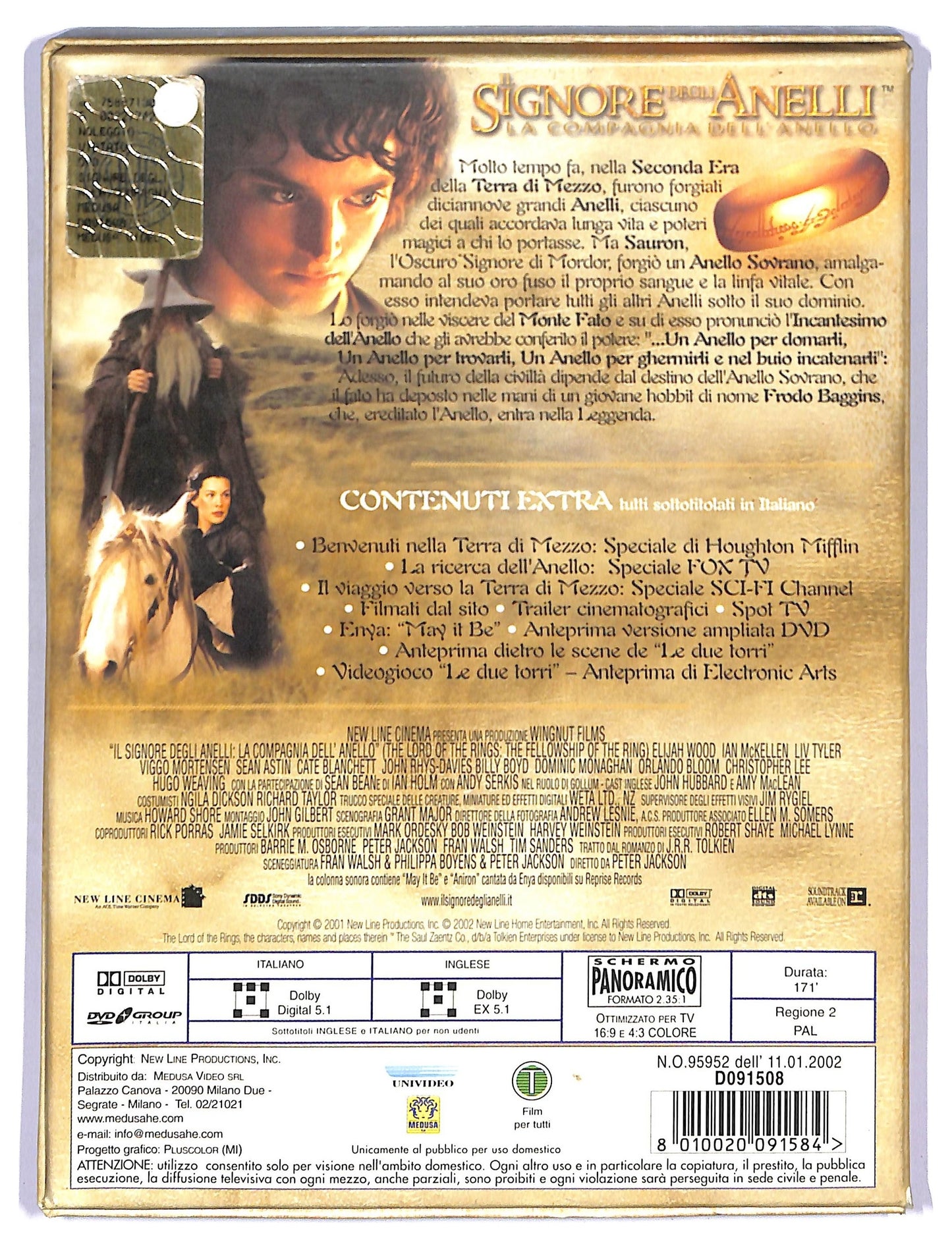 EBOND Il Signore degli Anelli - La Compagnia dell'Anello DVD D759517