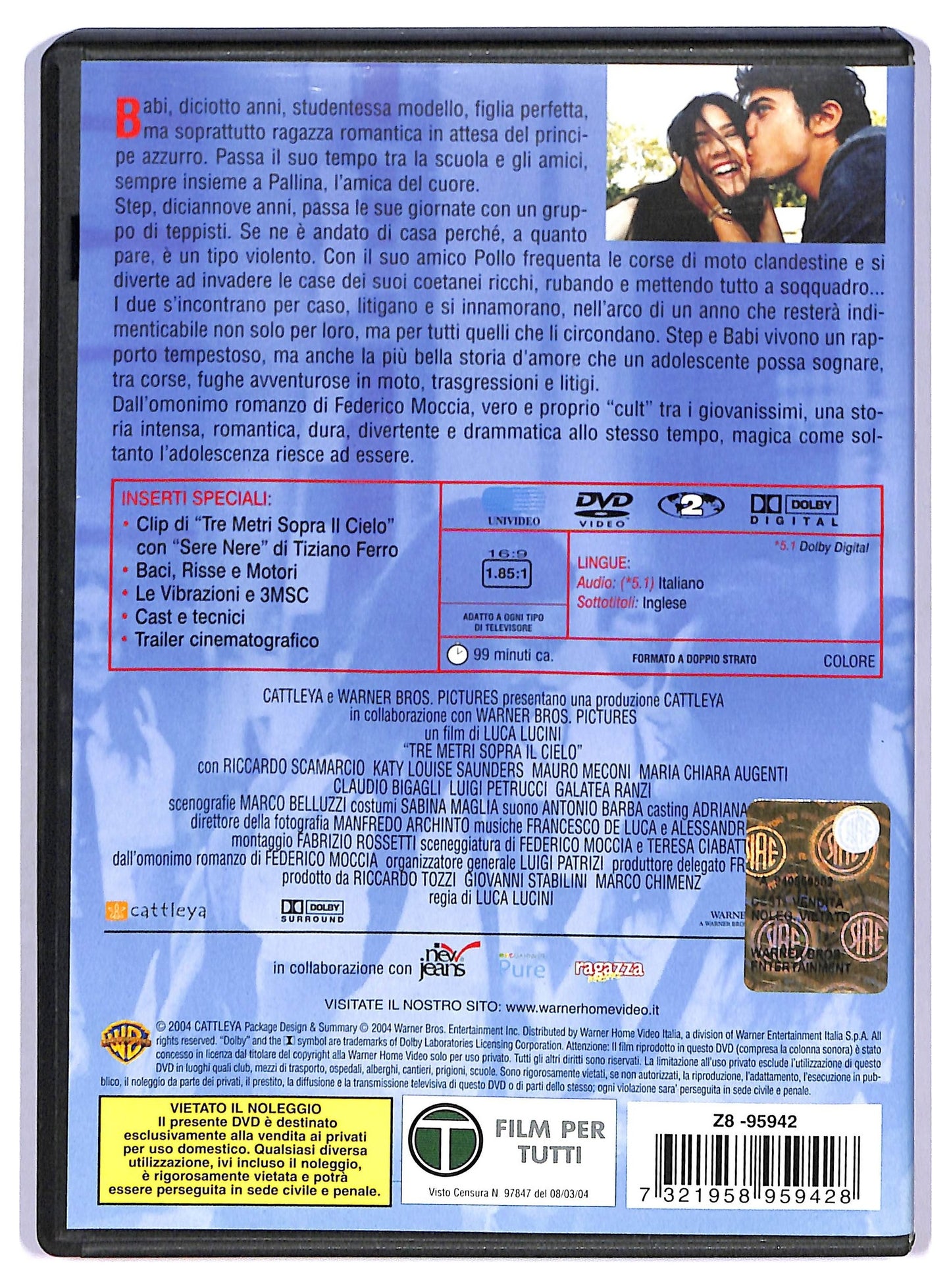 EBOND Tre Metri Sopra Il Cielo DVD D759519