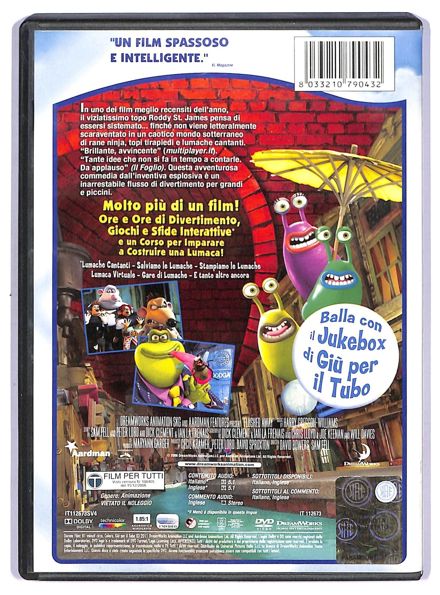 EBOND Giu per il tubo DVD D759522