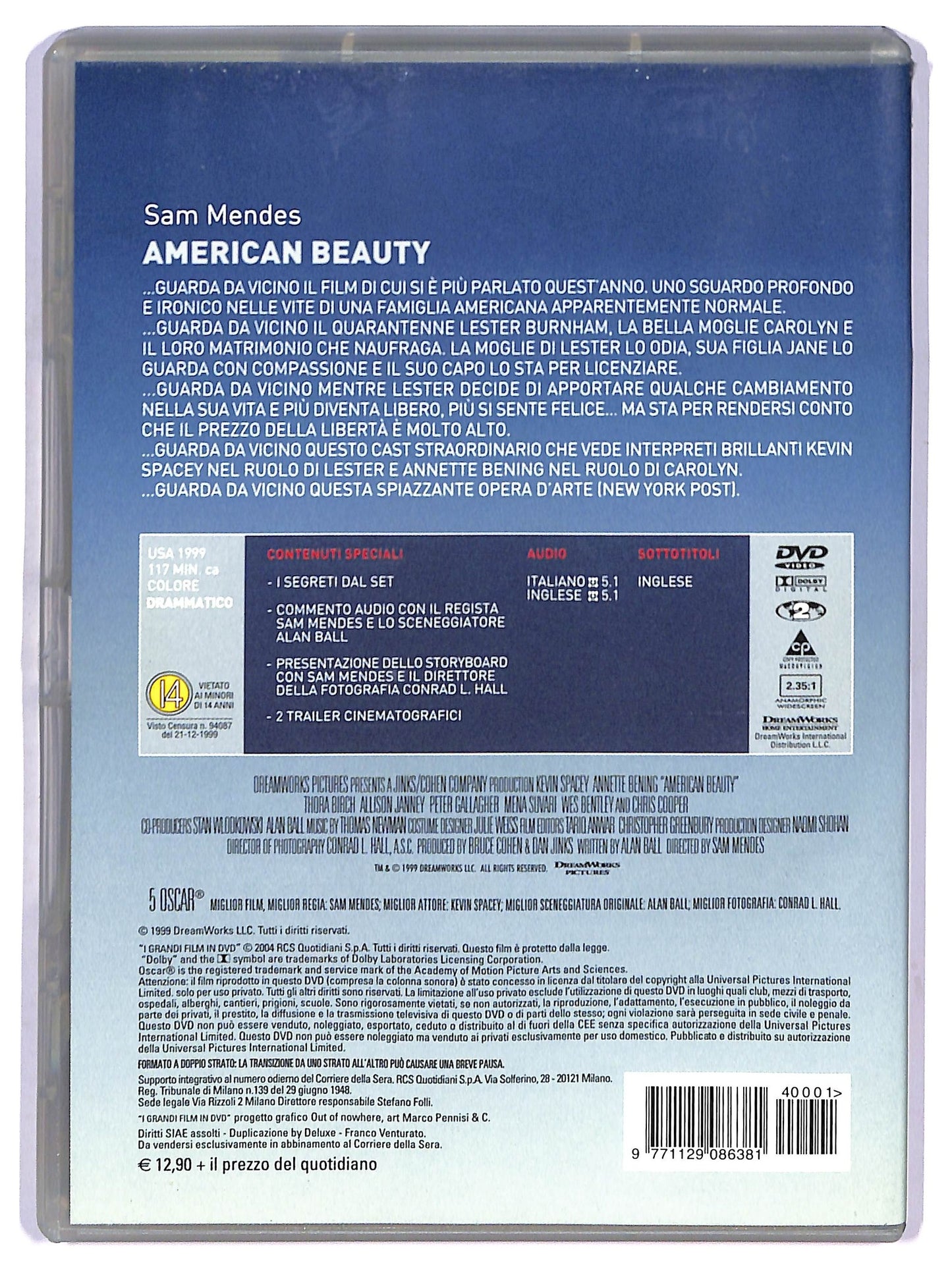 EBOND American Beauty EDITORIALE DVD D759534