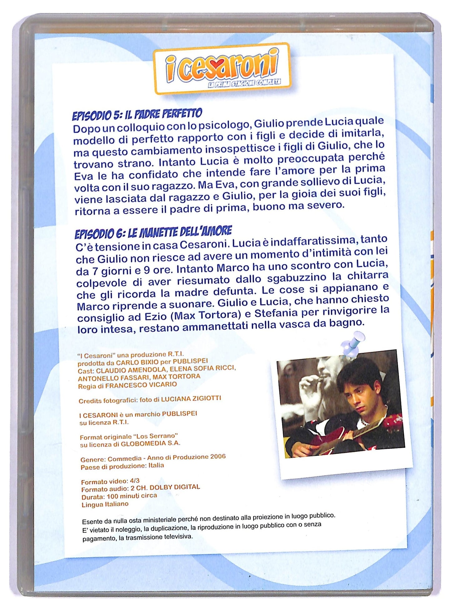 EBOND I cesaroni la prima stagione completa vol 3 episodi 5 - 6 EDITORIALE DVD D759553