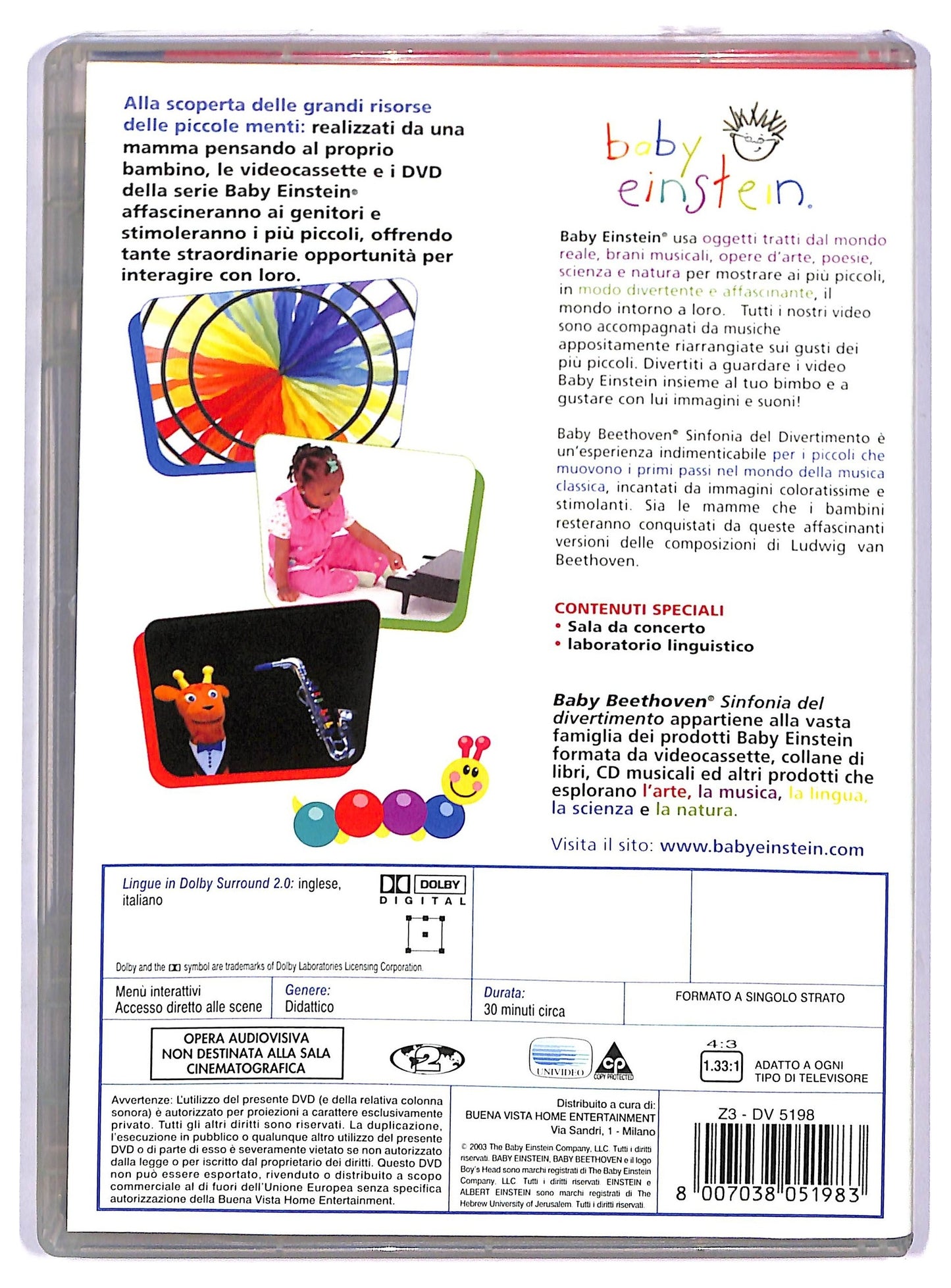 EBOND Baby Beethoven sinfonia del divertimento DVD D759601