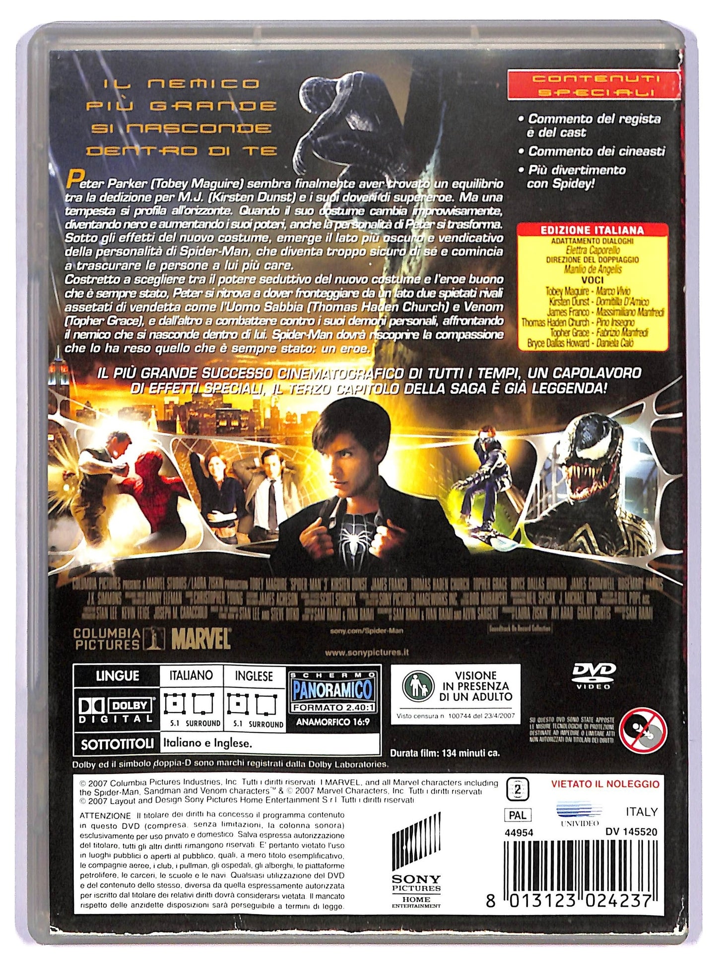 EBOND Spider-Man 3 DVD D759606