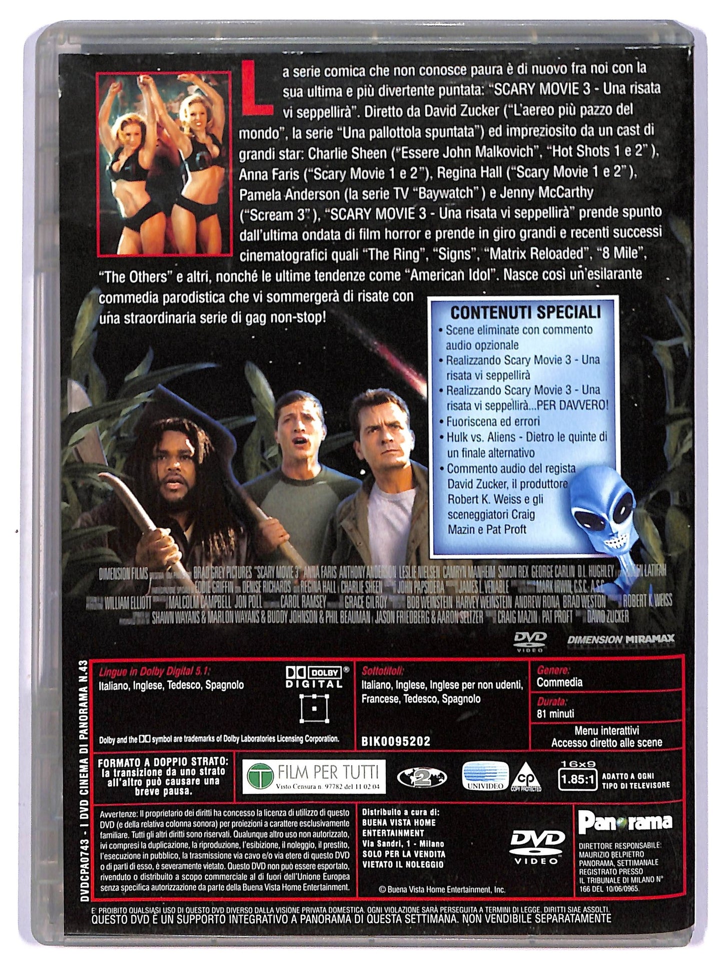 EBOND Scary Movie 3 - Una risata vi seppellira EDITORIALE DVD D759634