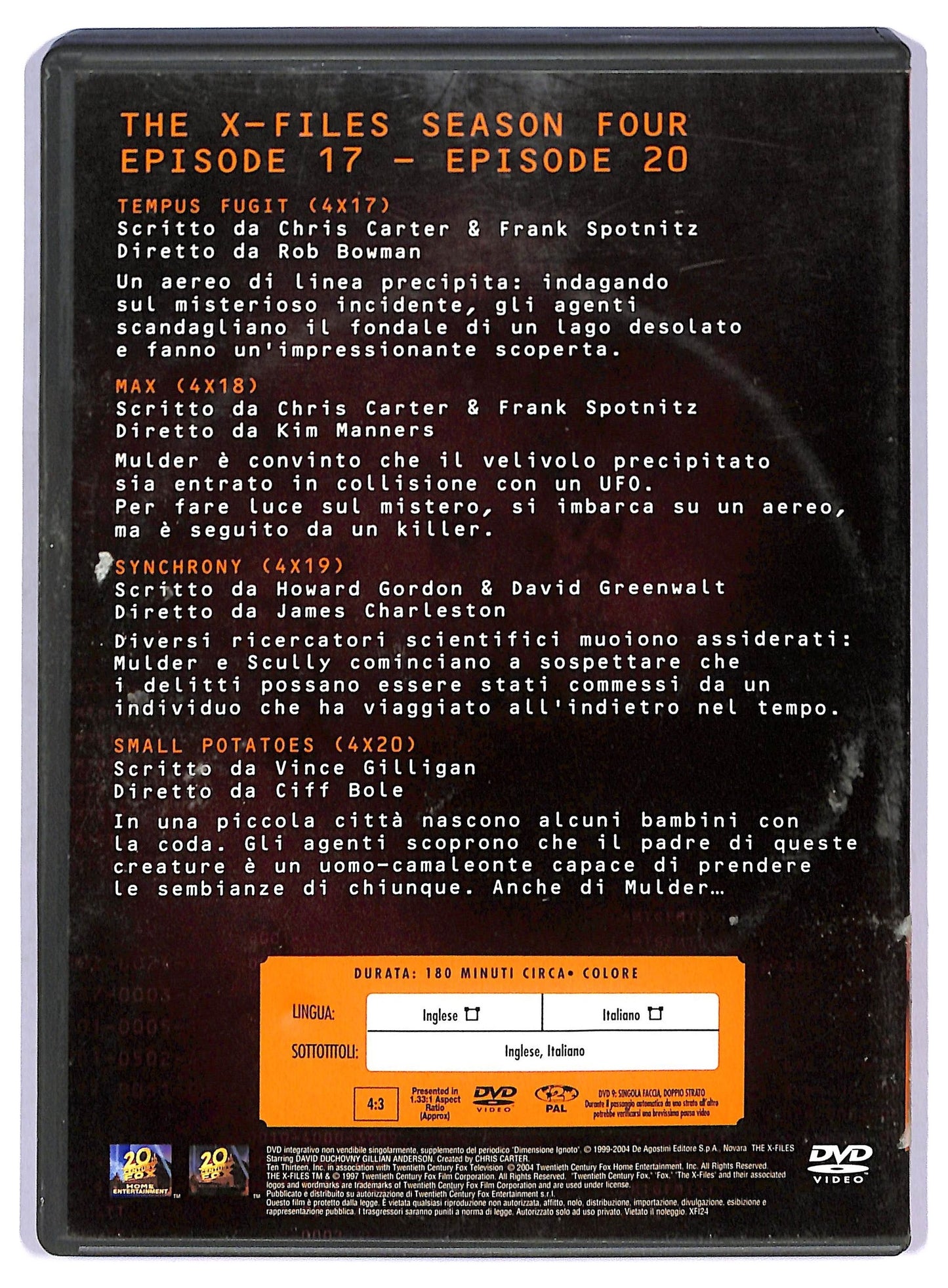 EBOND The x files season four volume 5 EDITORIALE DVD D759705