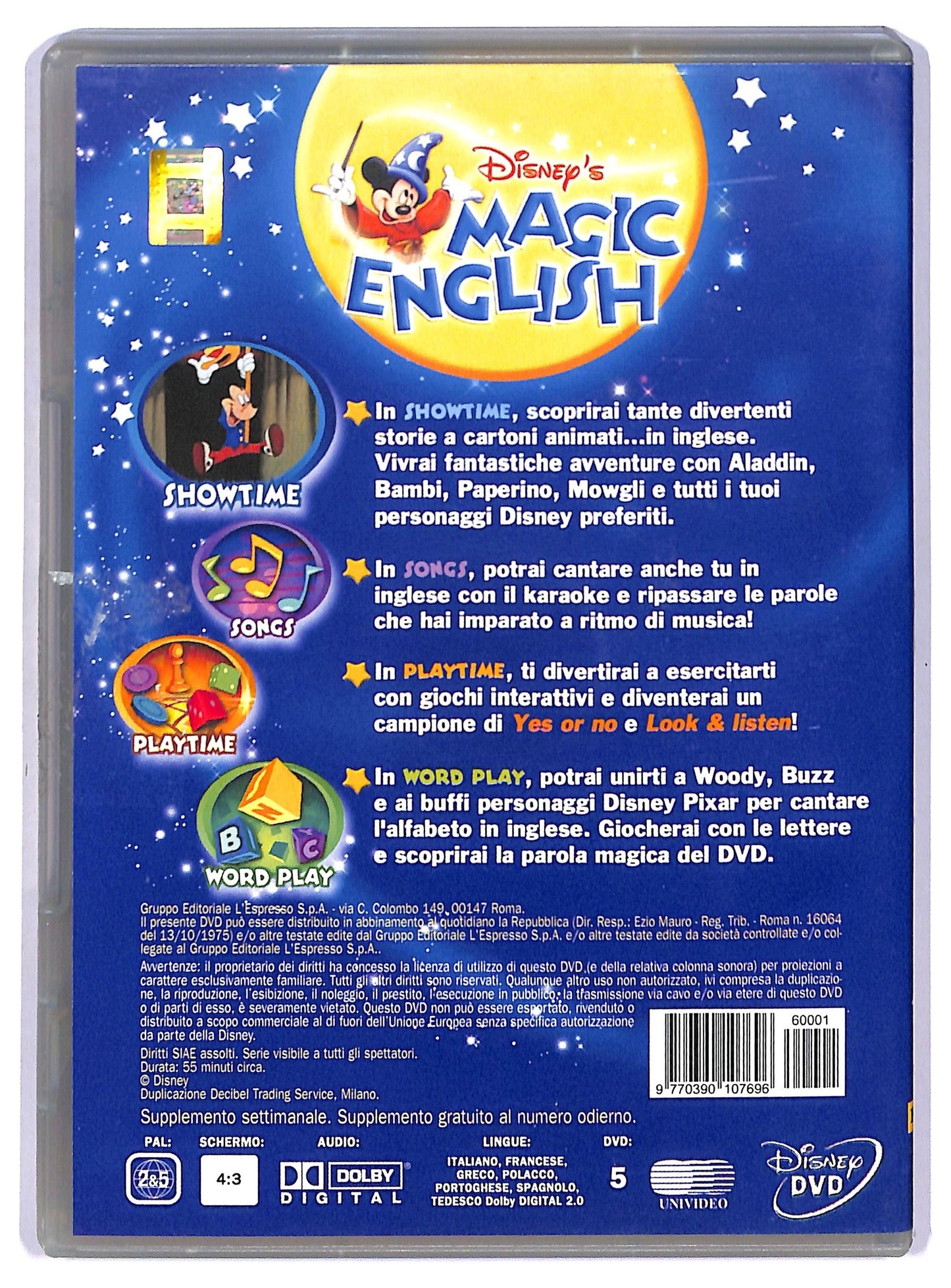 EBOND Magic English - 1 Hello DVD Editoriale D759715