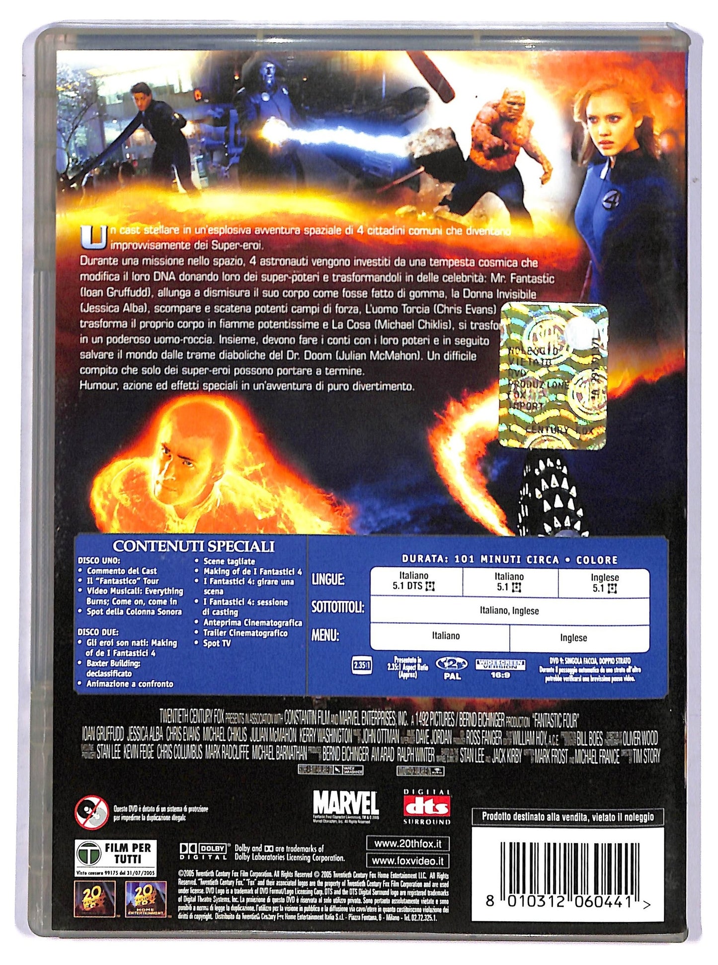EBOND I Fantastici 4 DVD EDizione Speciale D759759