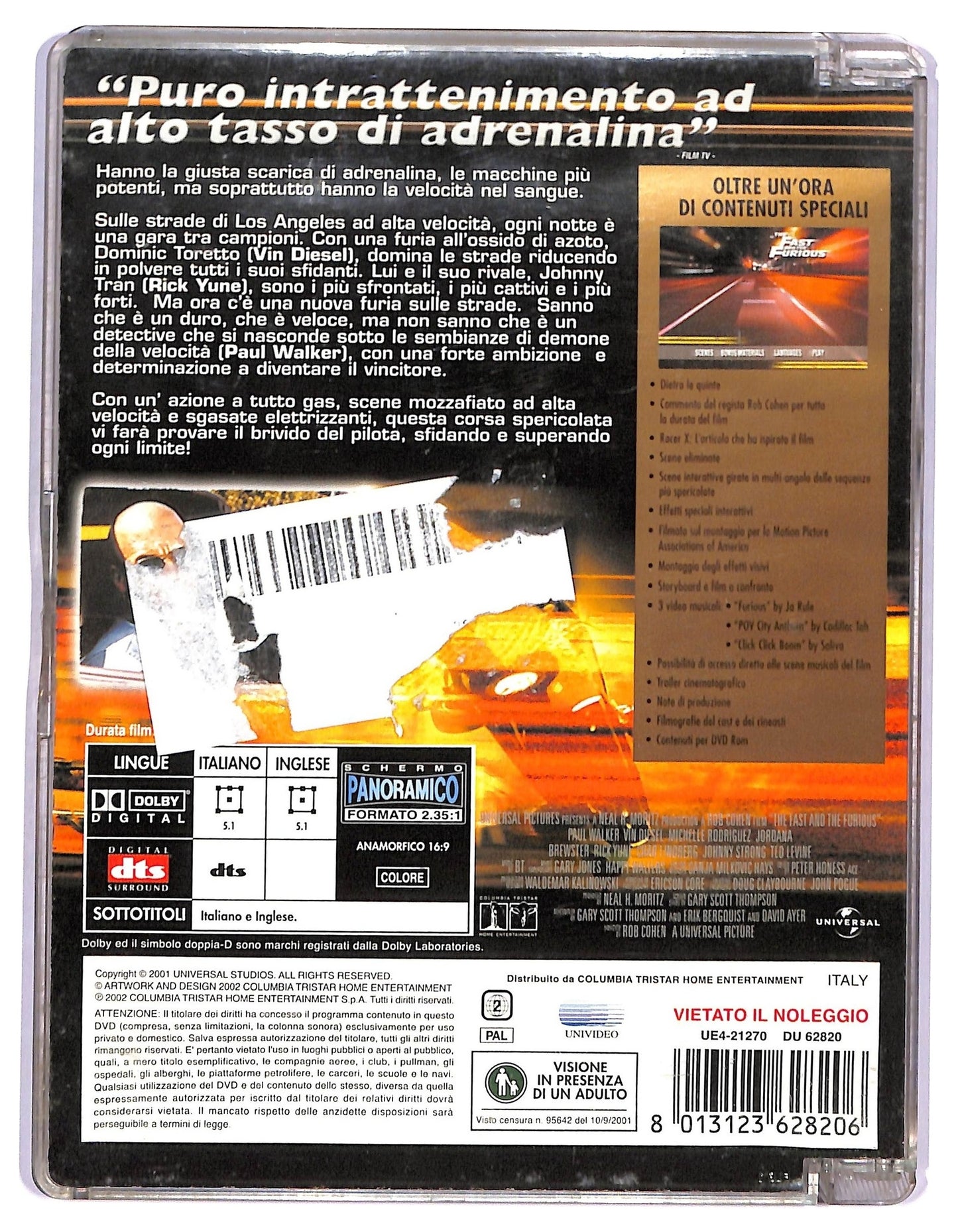 EBOND fast and furious SJB DVD D759816