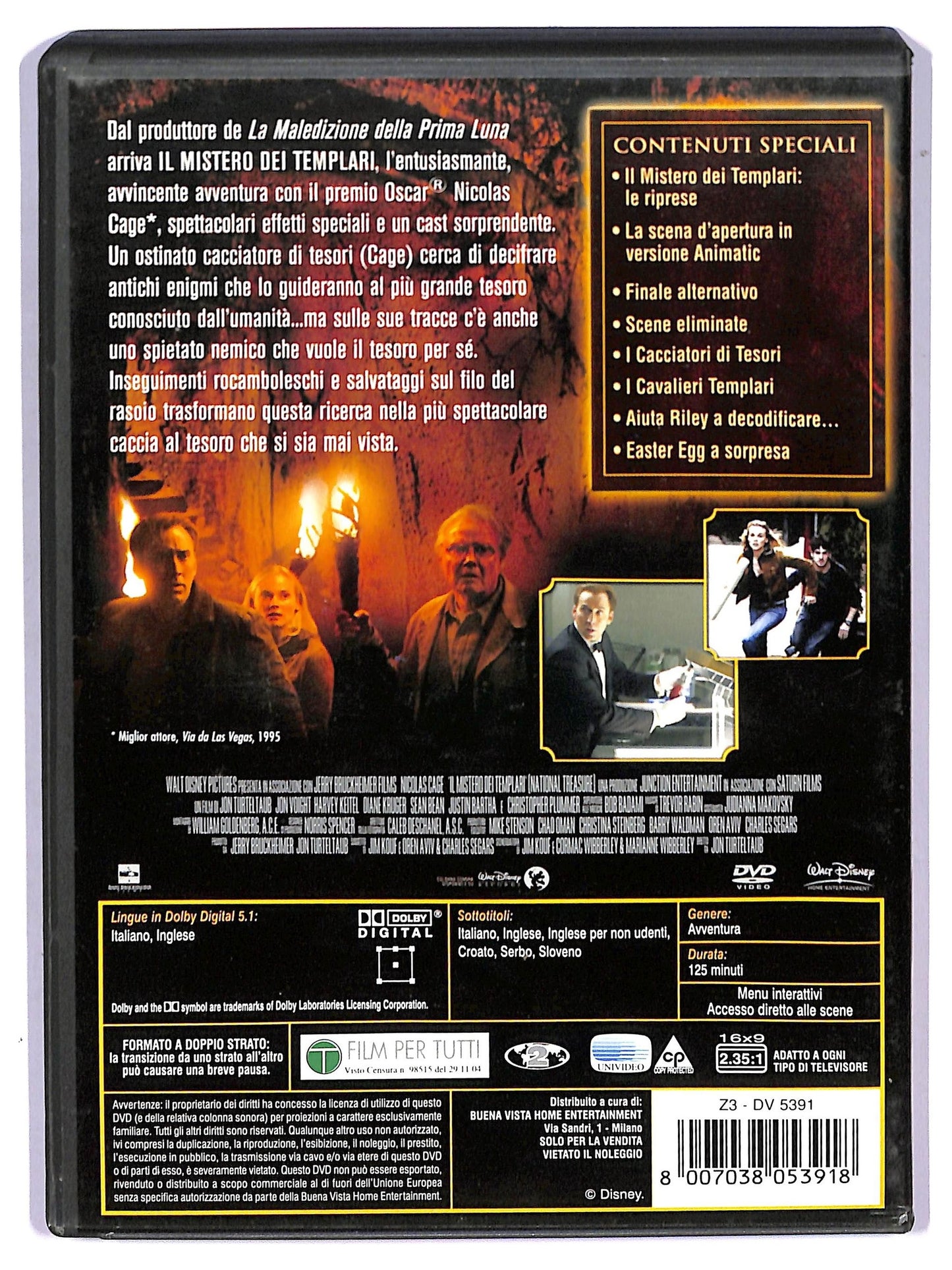 EBOND il mistero dei templari DVD D759821