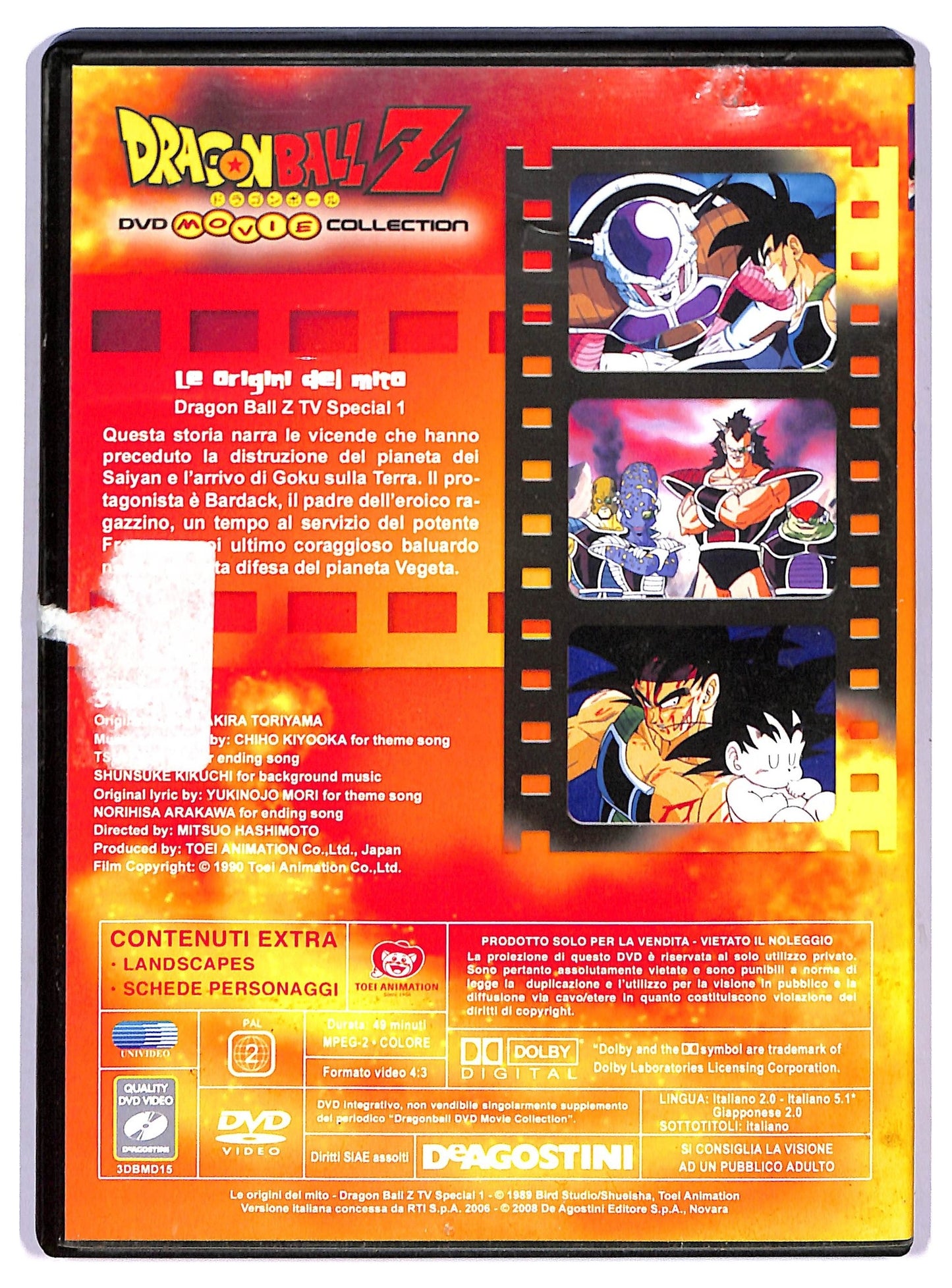 EBOND Dragonball Z - Le origini del mito DVD EDITORIALE D759834