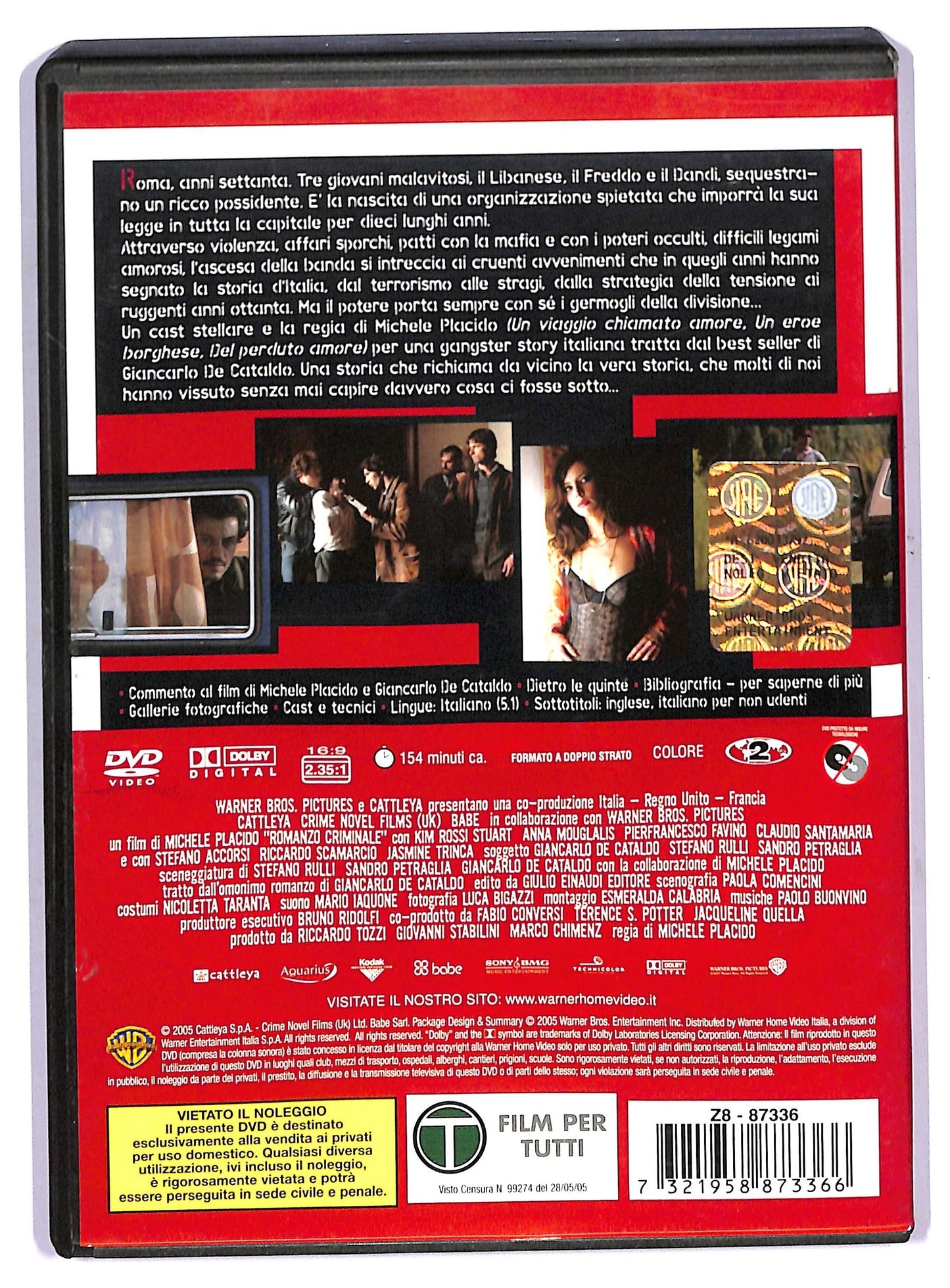 EBOND romanzo criminale DVD D759841