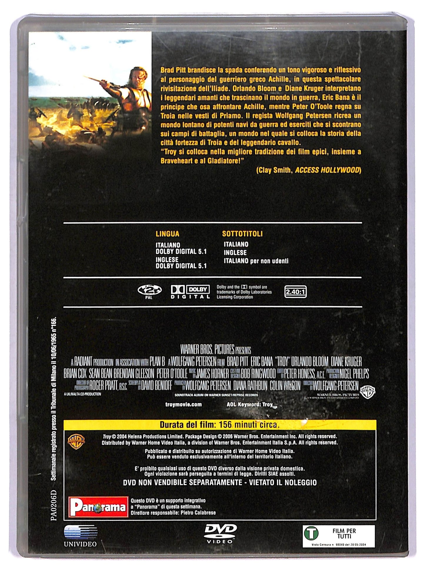 EBOND Troy EDITORIALE DVD D759846