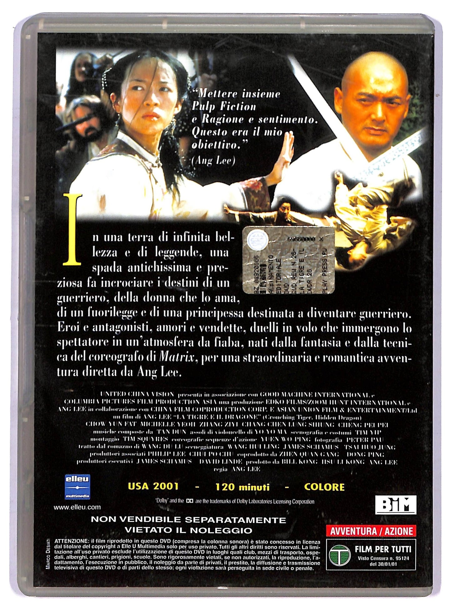 EBOND La Tigre e Il Dragone DVD D759939