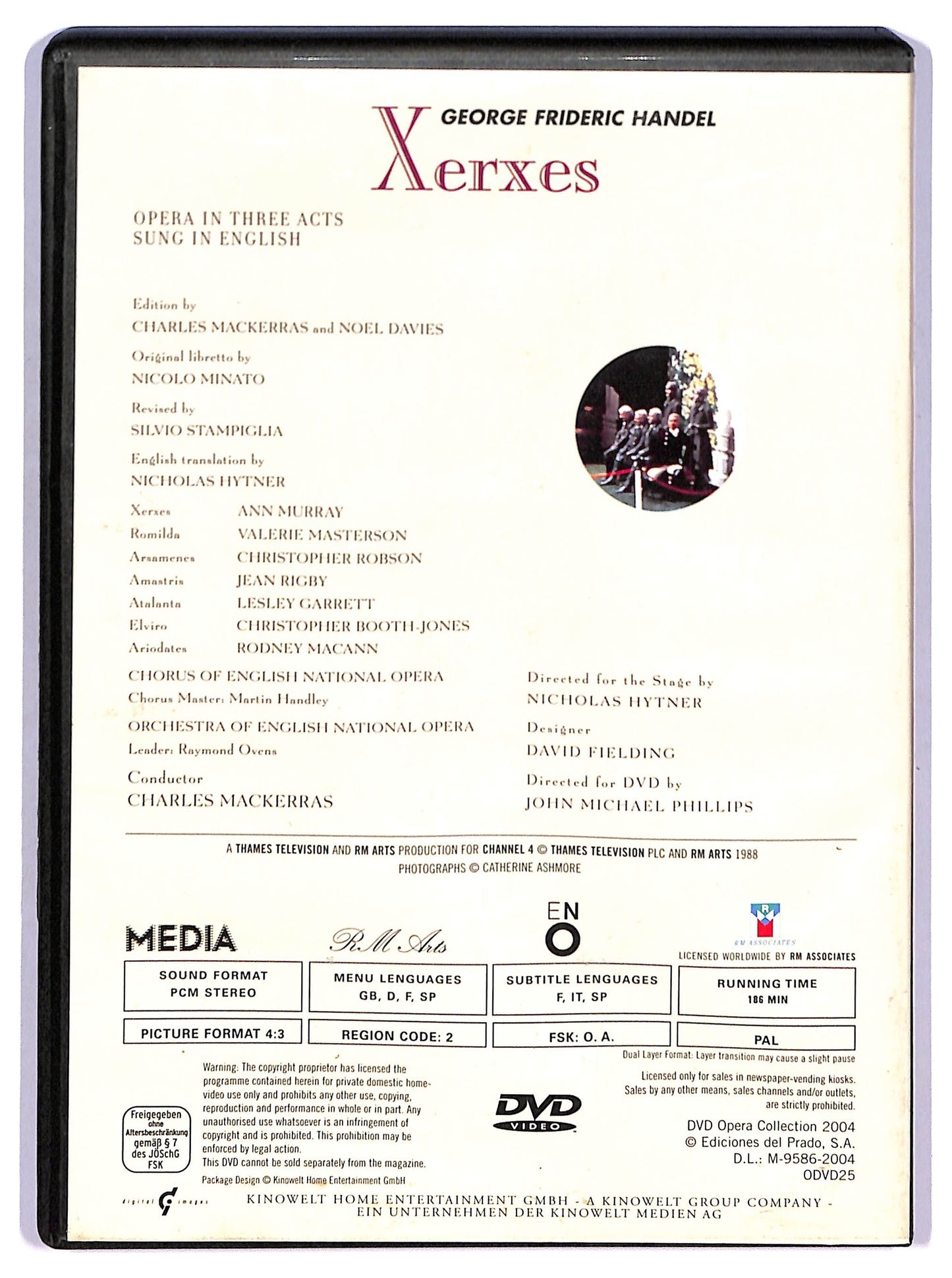 EBOND Xerxes - George Friedric Handel Opera Collection - Del Prato DVD D759945