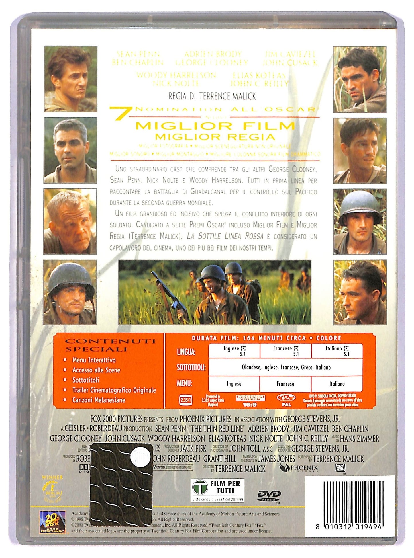 EBOND la sottile linea rossa DVD D759953
