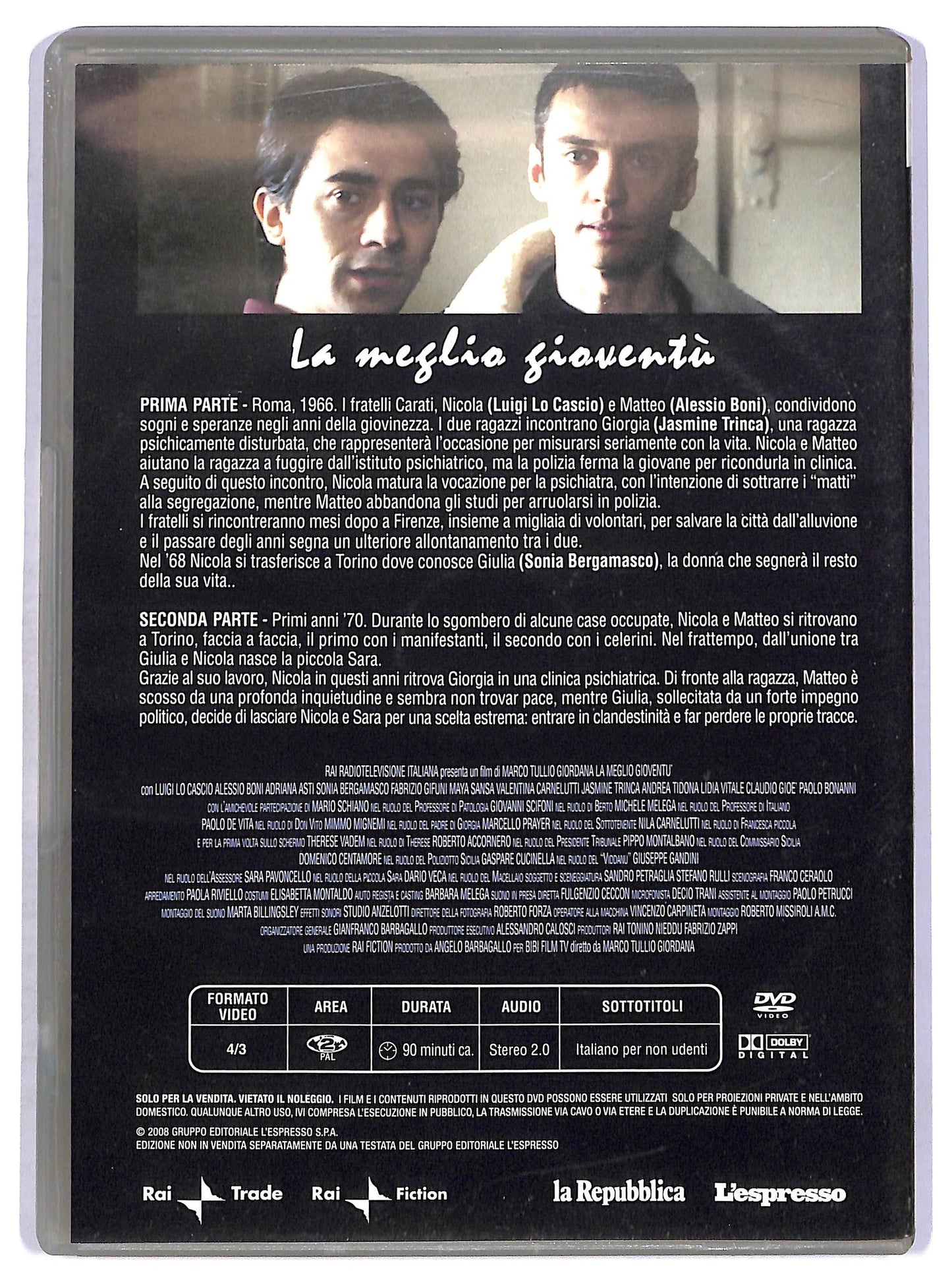EBOND La meglio gioventu prima e seconda parte EDITORIALE DVD D760006