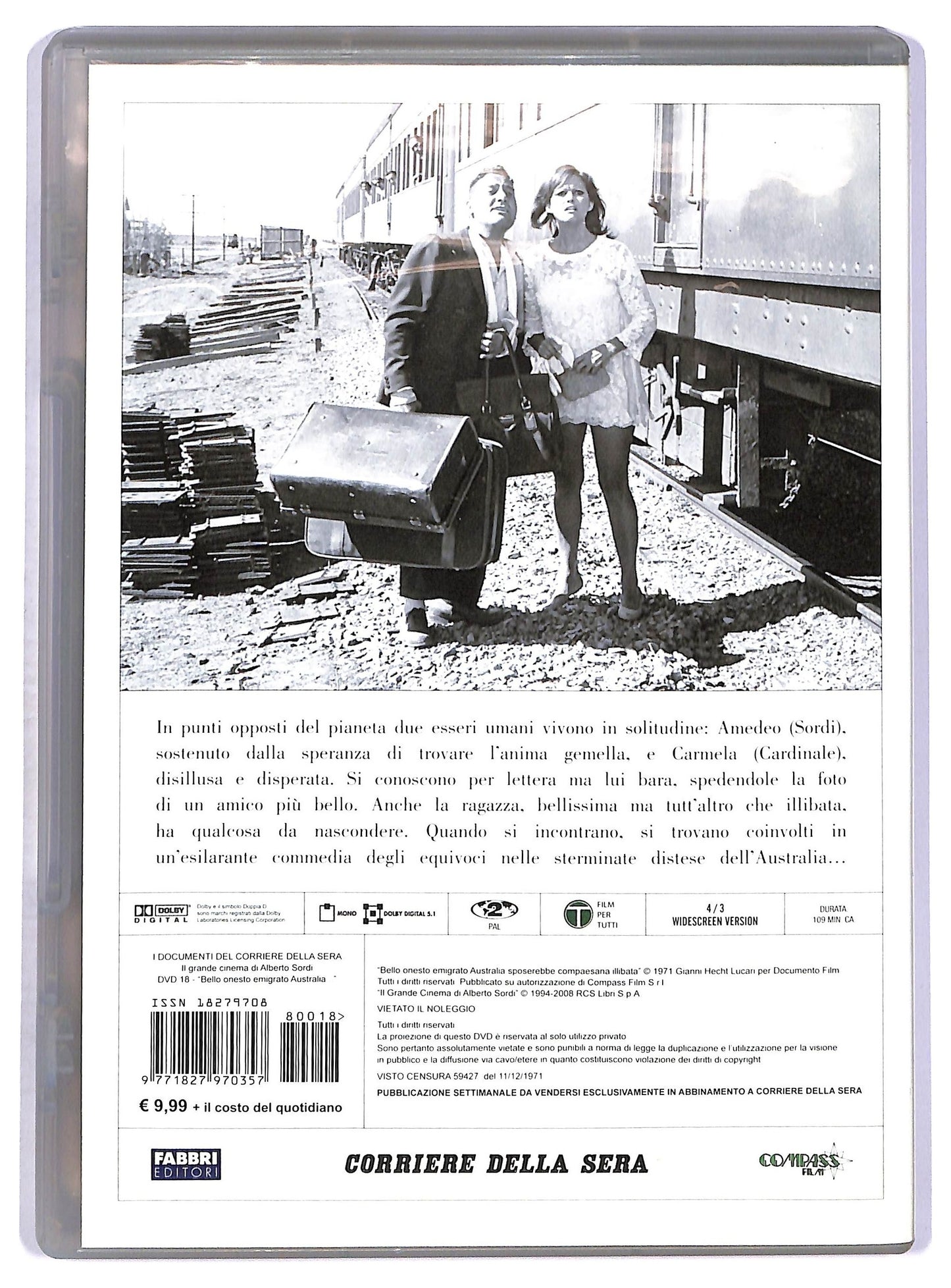 EBOND Bello, Onesto, Emigrato Australia Vol.18 DVD Editoriale D760015