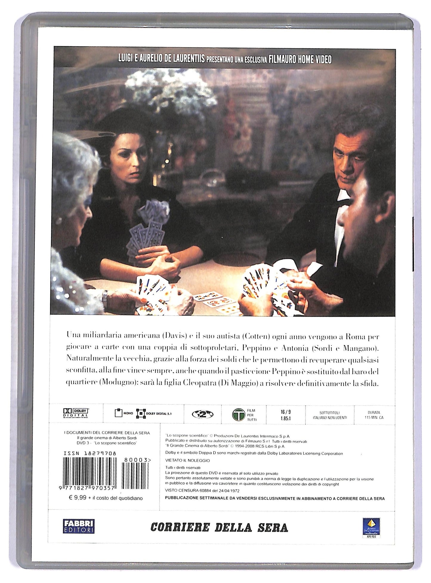 EBOND Alberto Sordi Vol 03 - Lo Scopone Scientifico DVD Editoriale D760017