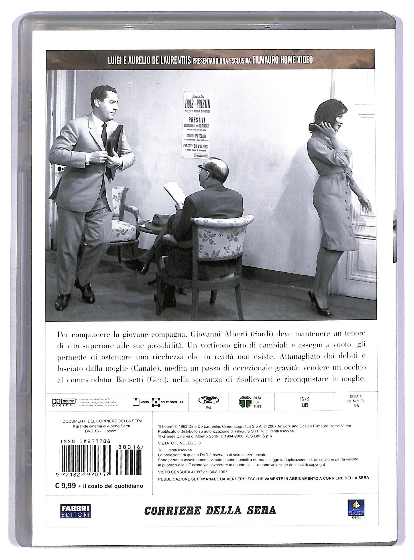 EBOND Il Grande Cinema Di Alberto Sordi Vol16 - Il Boom DVD Editoriale D760020