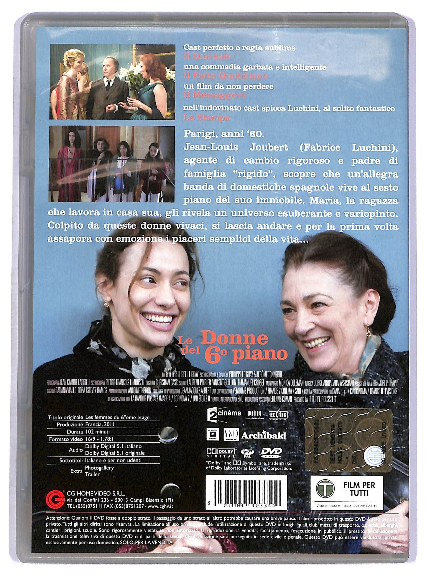 EBOND Le donne del 6° piano DVD D760035
