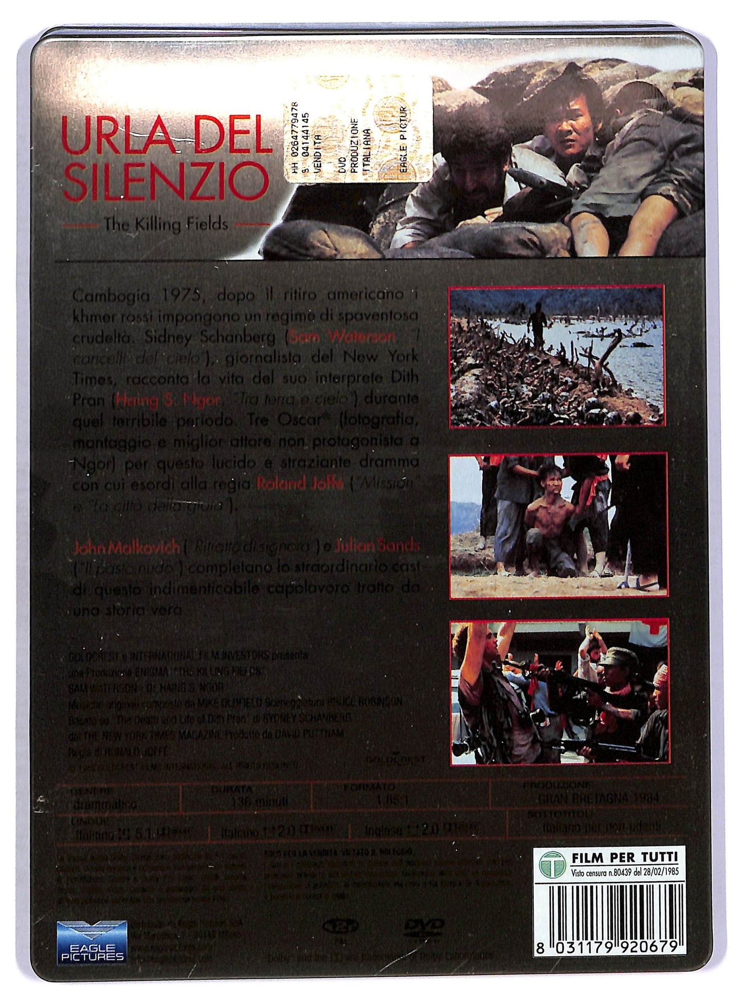 EBOND Urla del Silenzio STEELBOOK DVD D760043