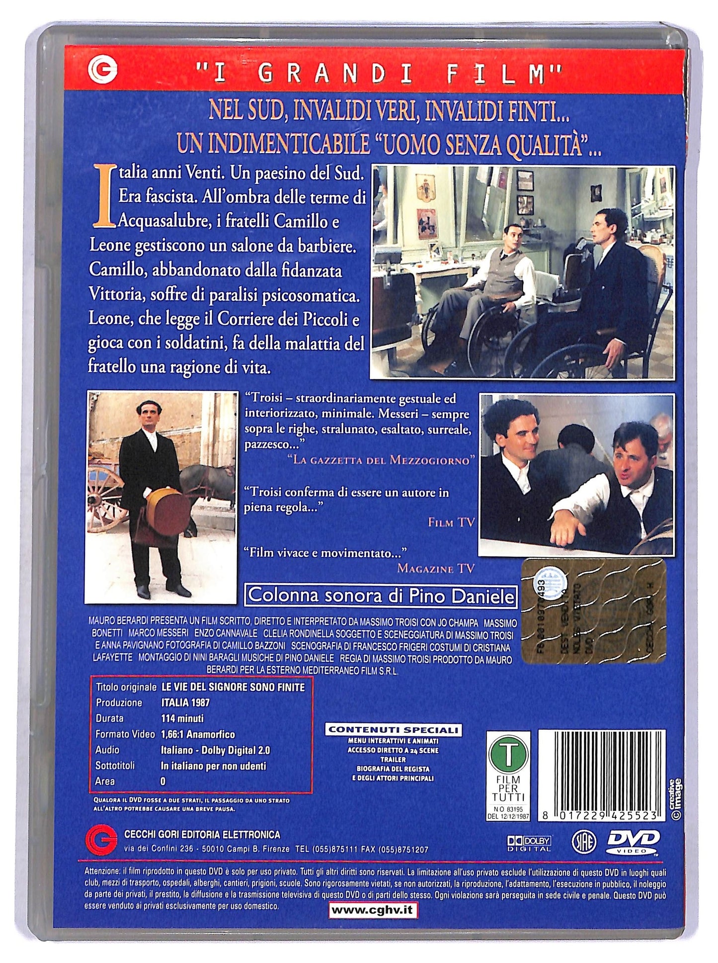 EBOND Le vie del signore sono finite DVD D760104