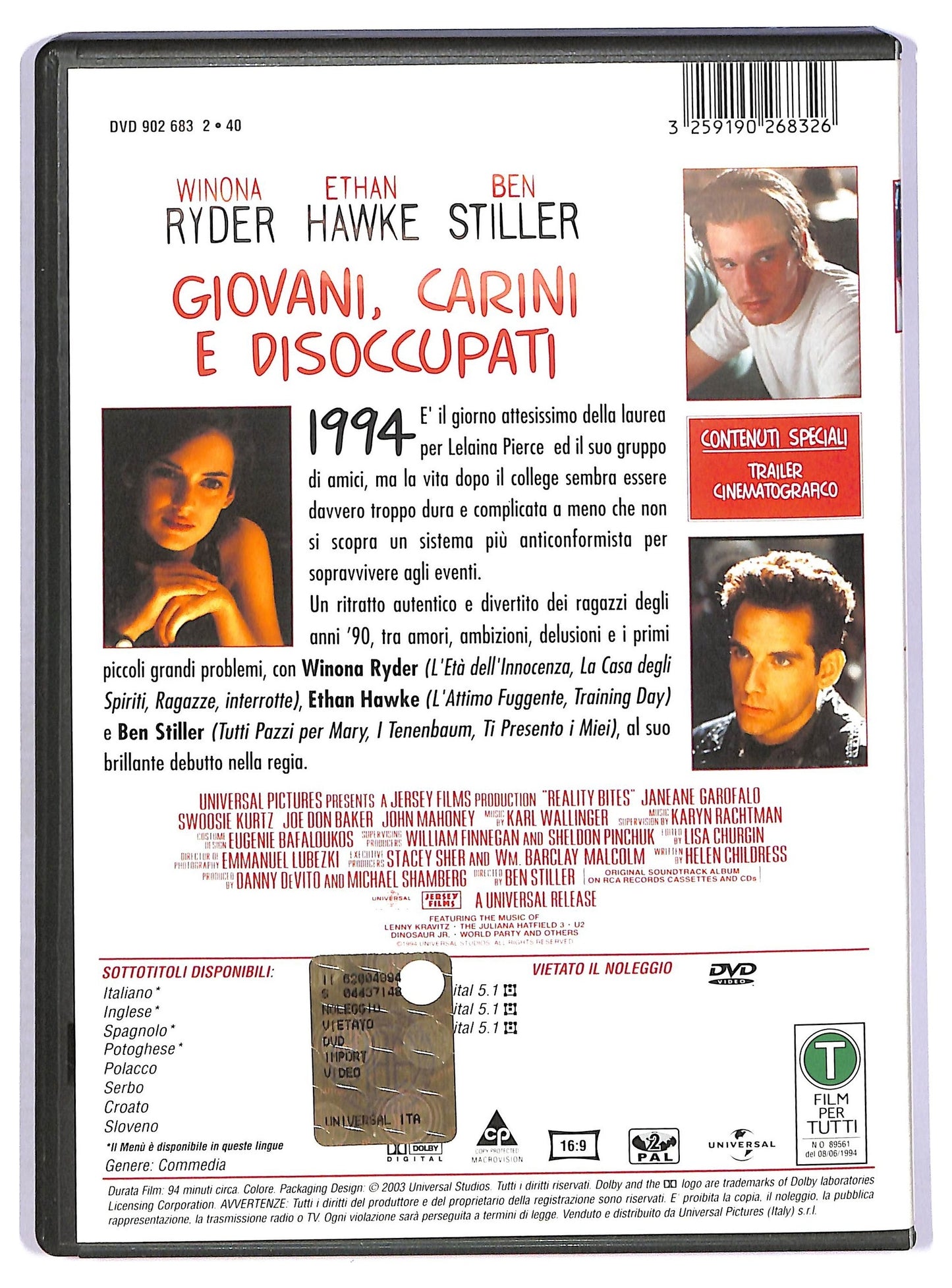 EBOND giovani, carini e disoccupati DVD D760141