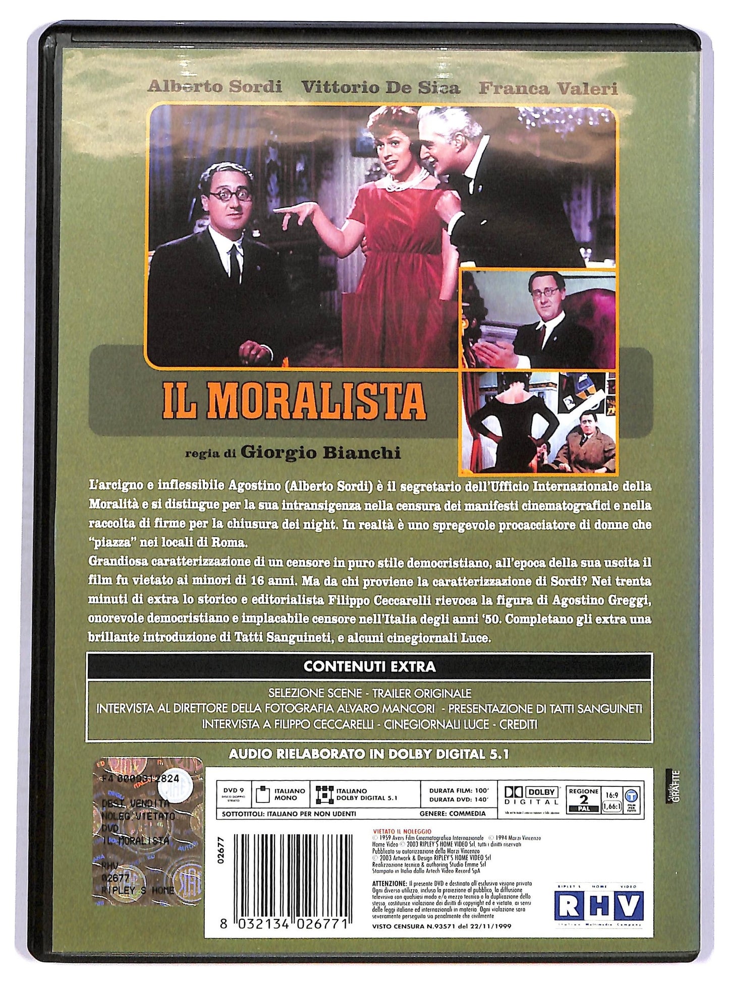 EBOND Il Moralista DVD D760147