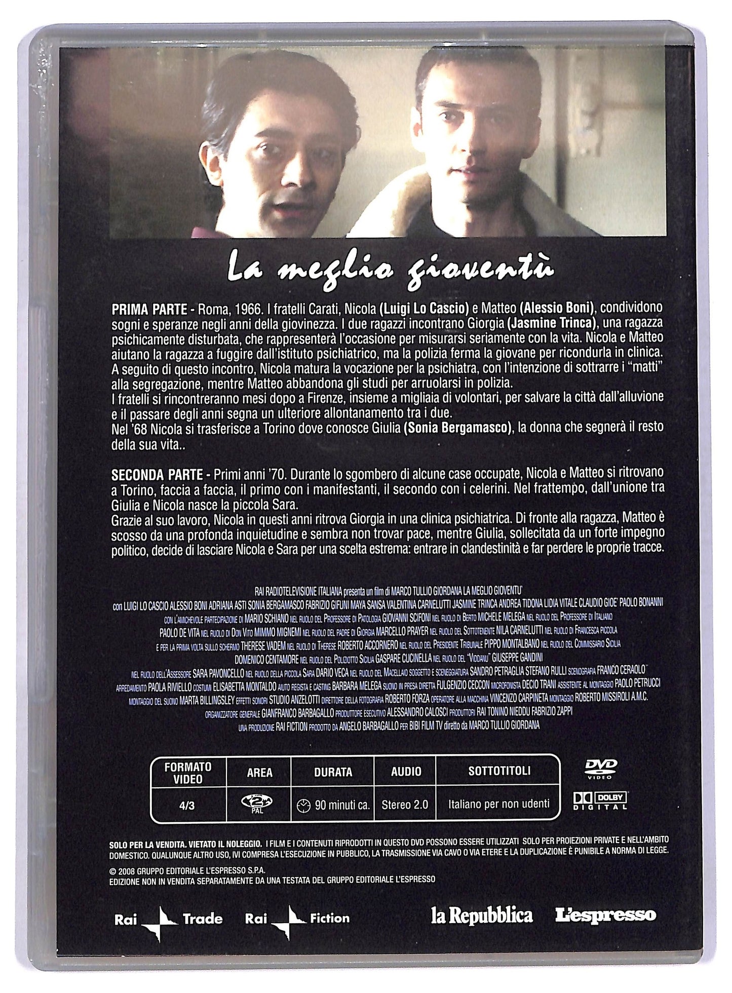 EBOND La meglio gioventu prima e seconda parte EDITORIALE DVD D760205