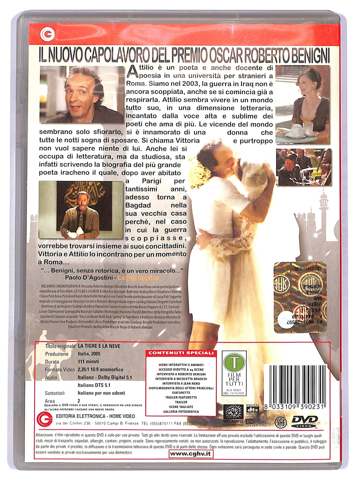 EBOND la tigre e la neve DVD D760208
