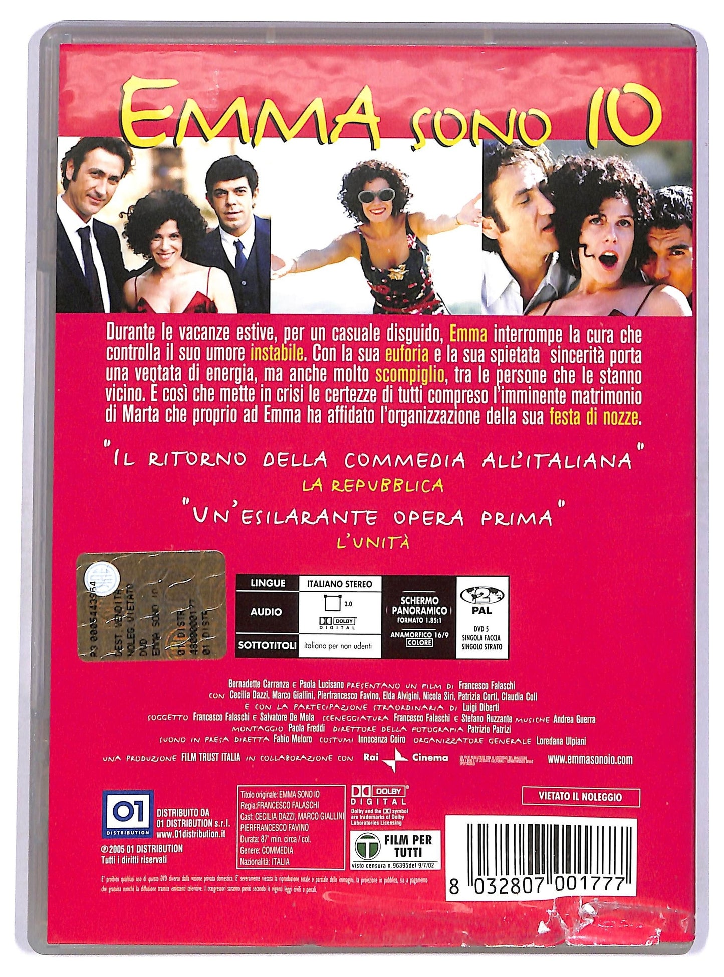EBOND Emma sono io DVD D760249
