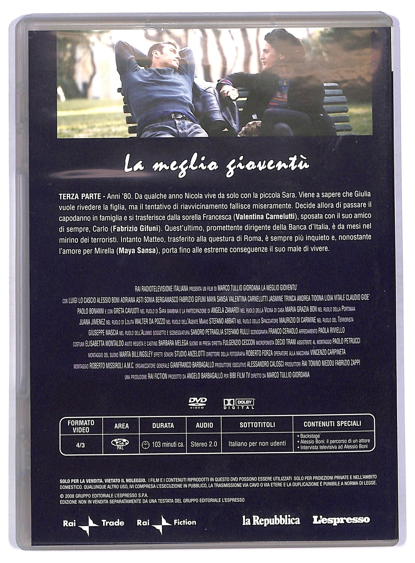 EBOND La Meglio Gioventu 3 Parte DVD D760253