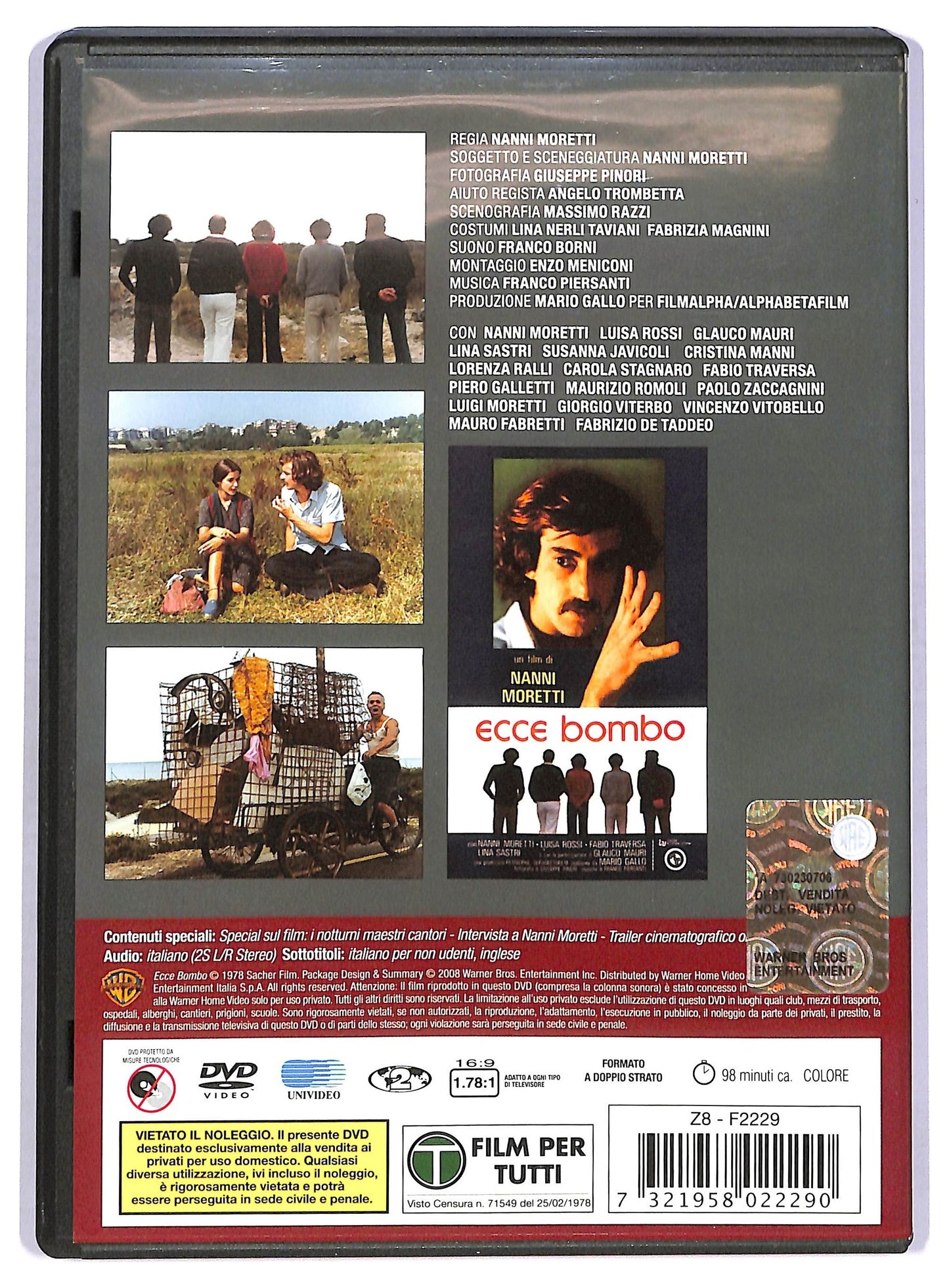 EBOND ecce bombo 1978 - nanni moretti DVD D760257