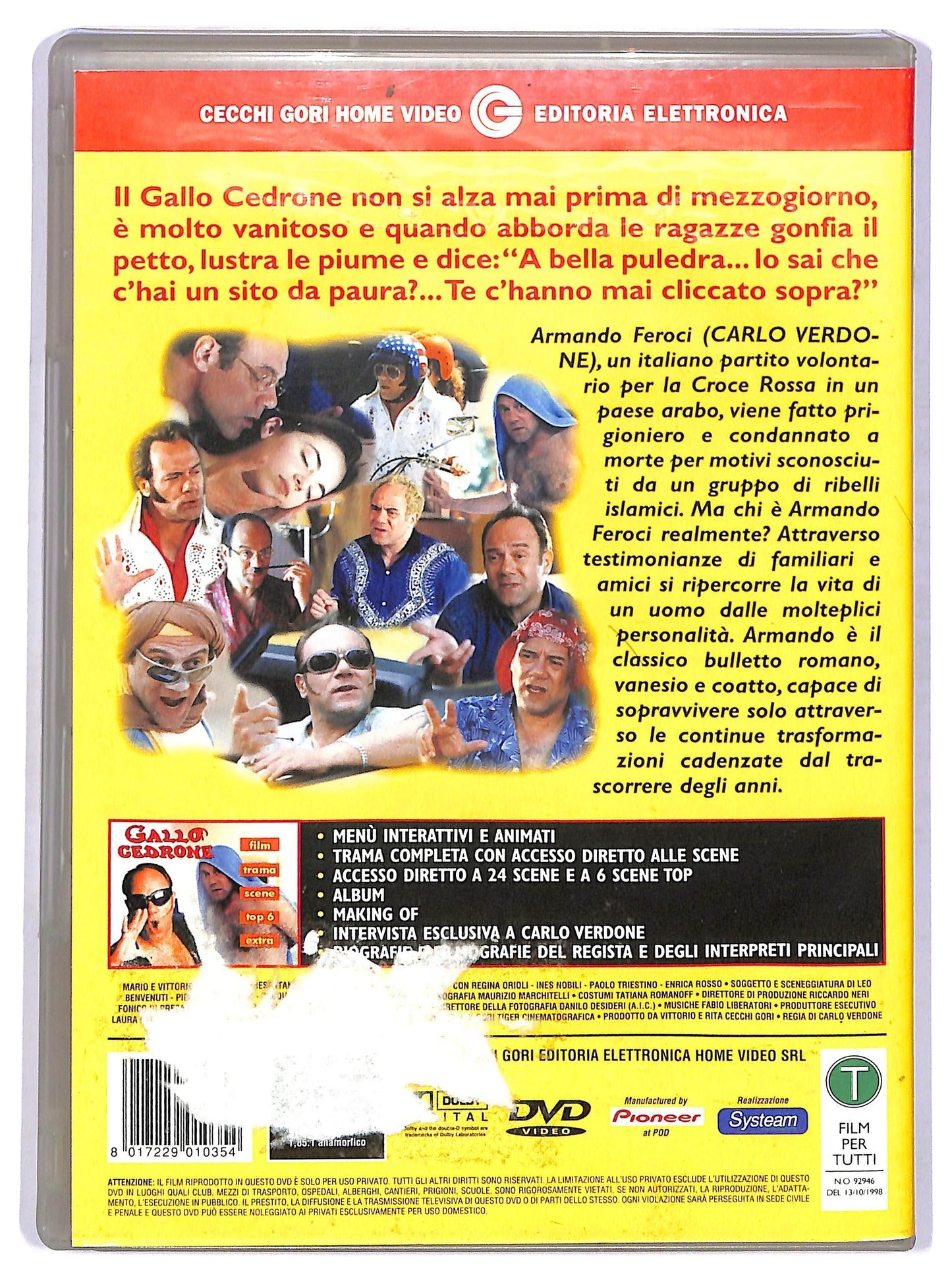 EBOND Gallo cedrone DVD D760264