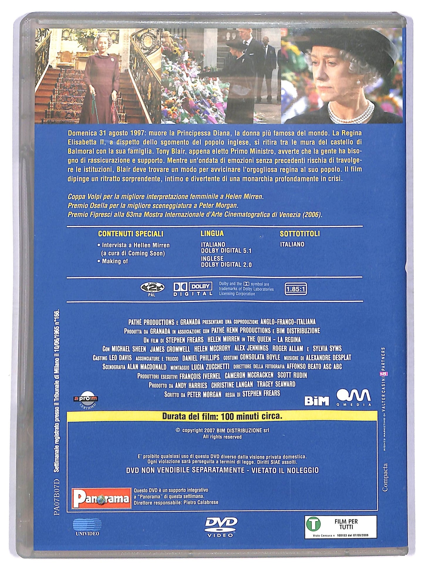 EBOND The Queen La regina EDITORIALE DVD D760302