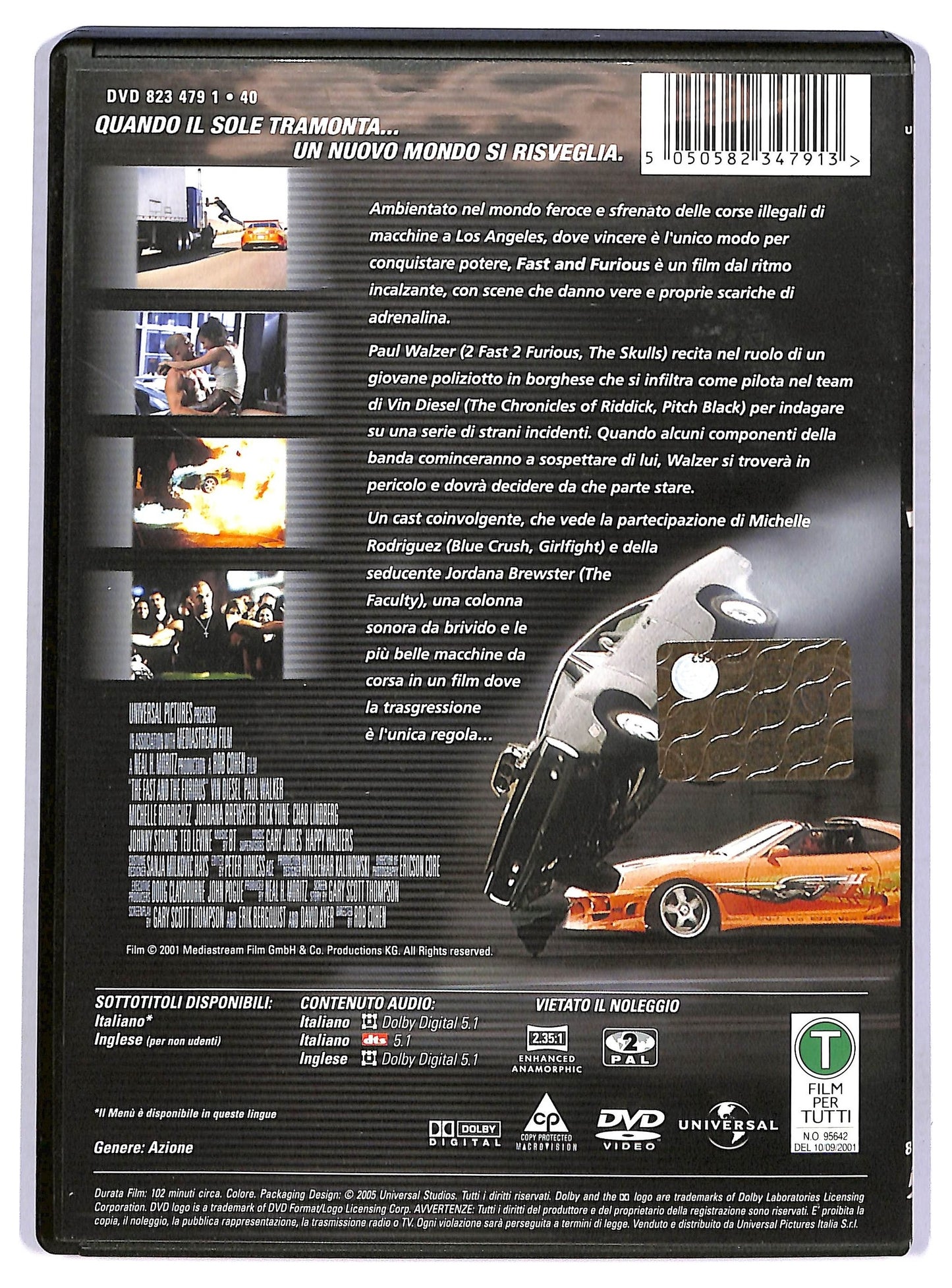 EBOND fast and furious DVD D760313