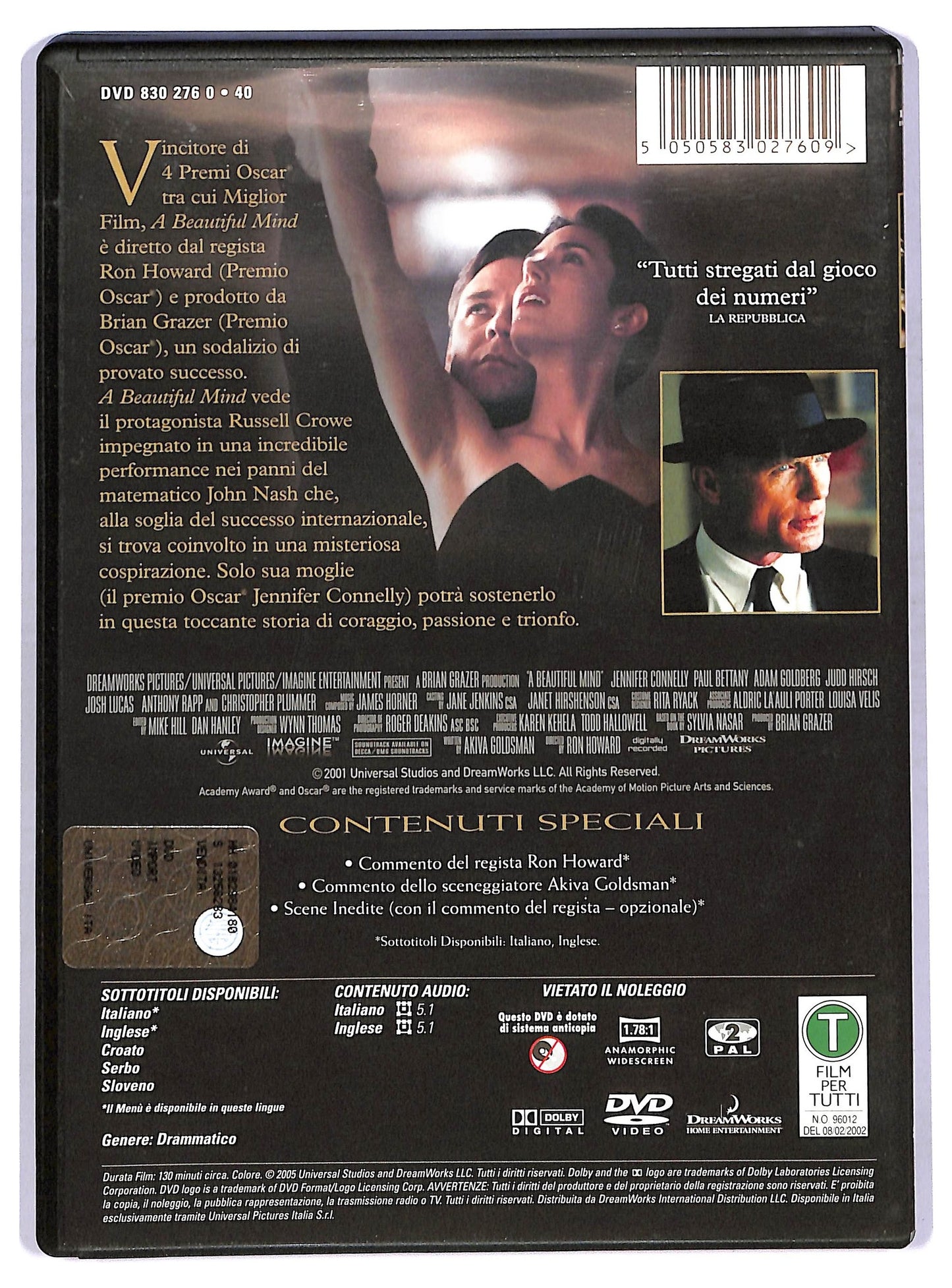 EBOND A Beautiful Mind DVD D760318