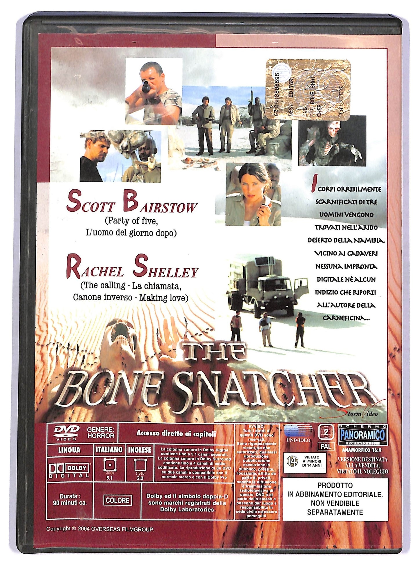 EBOND The Bone Snatcher - Cacciatore di ossa EDITORIALE DVD D760333