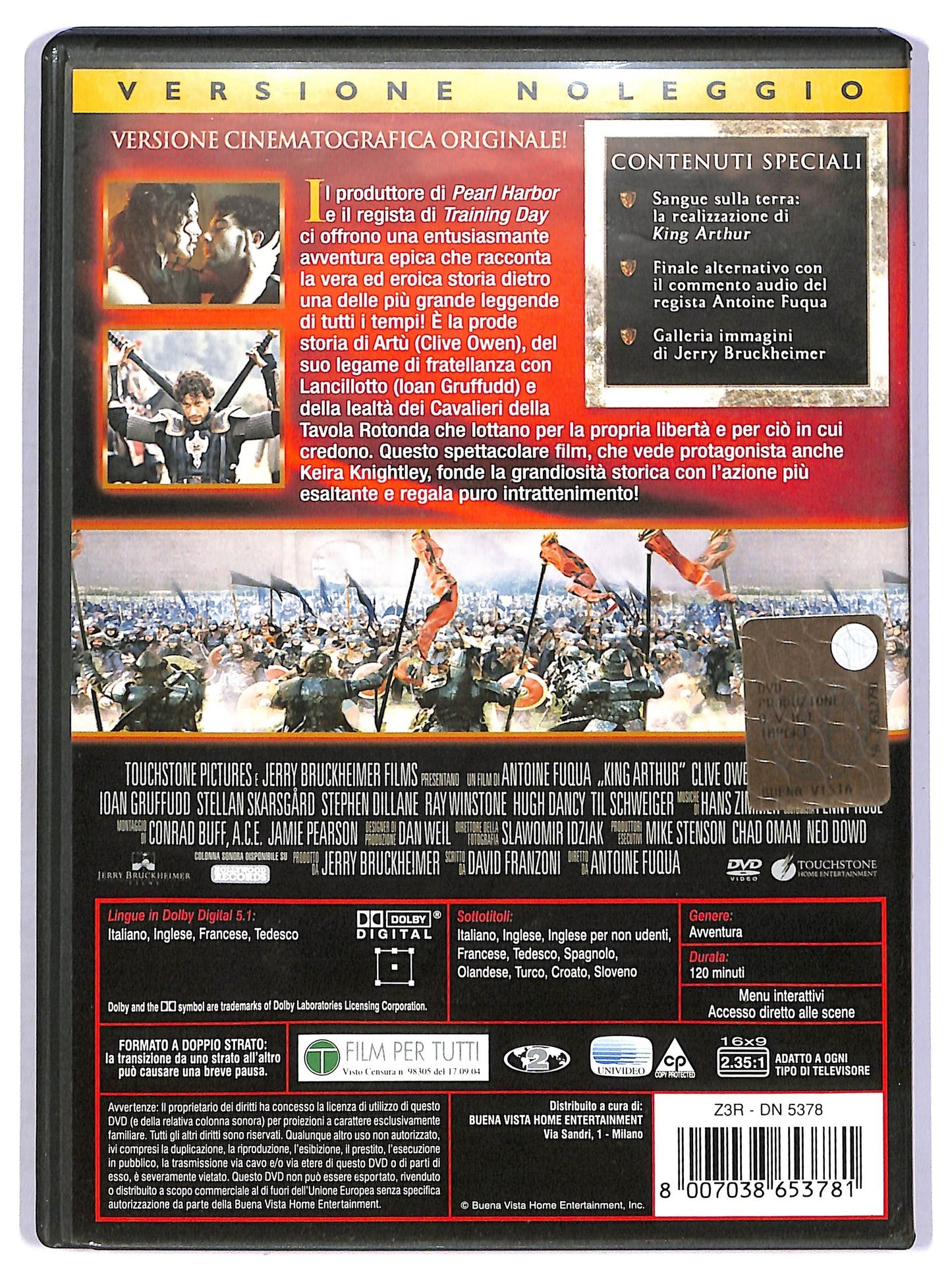EBOND King Arthur NOLEGGIO DVD D760343