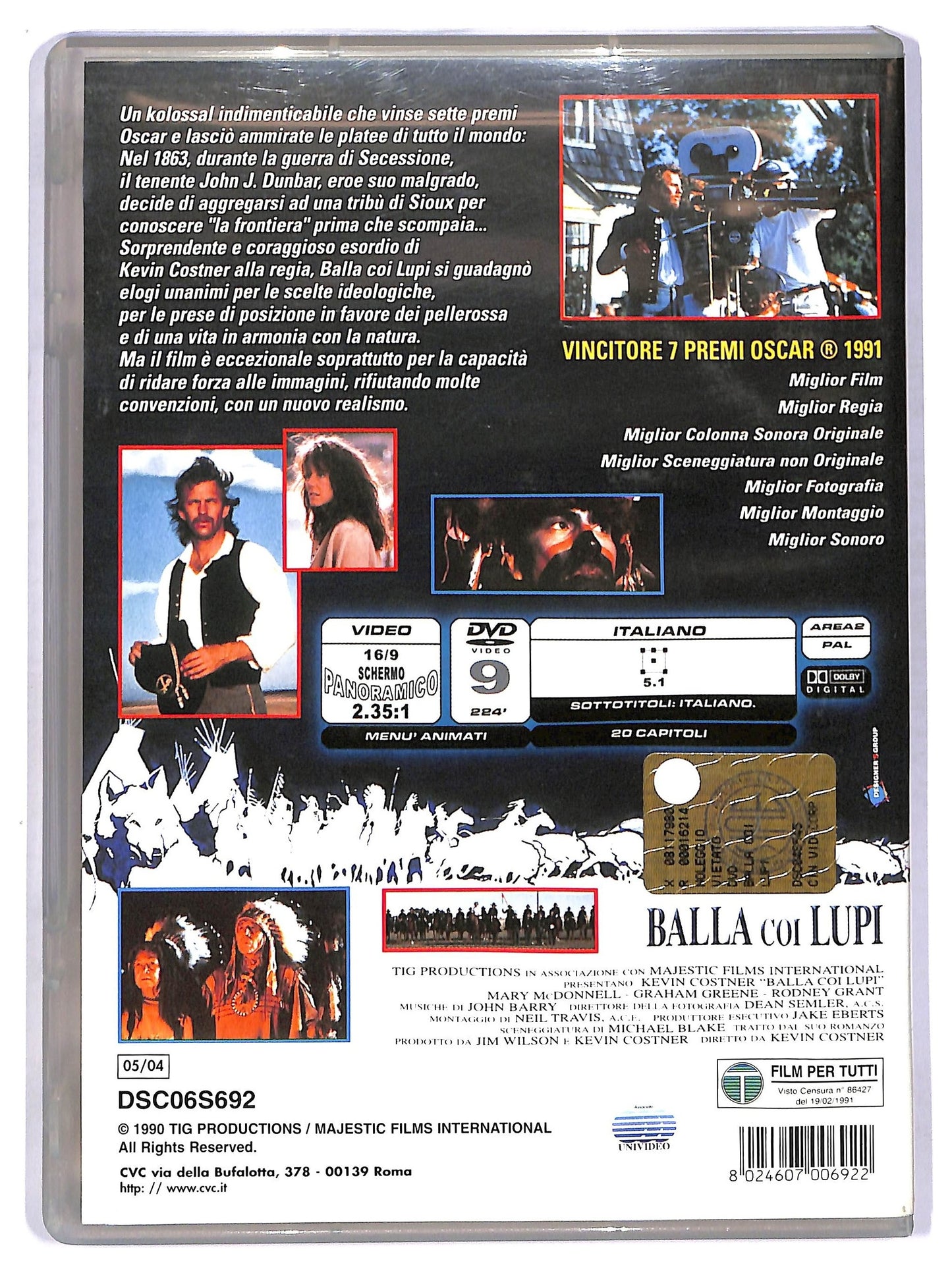 EBOND balla coi lupi DVD D760344
