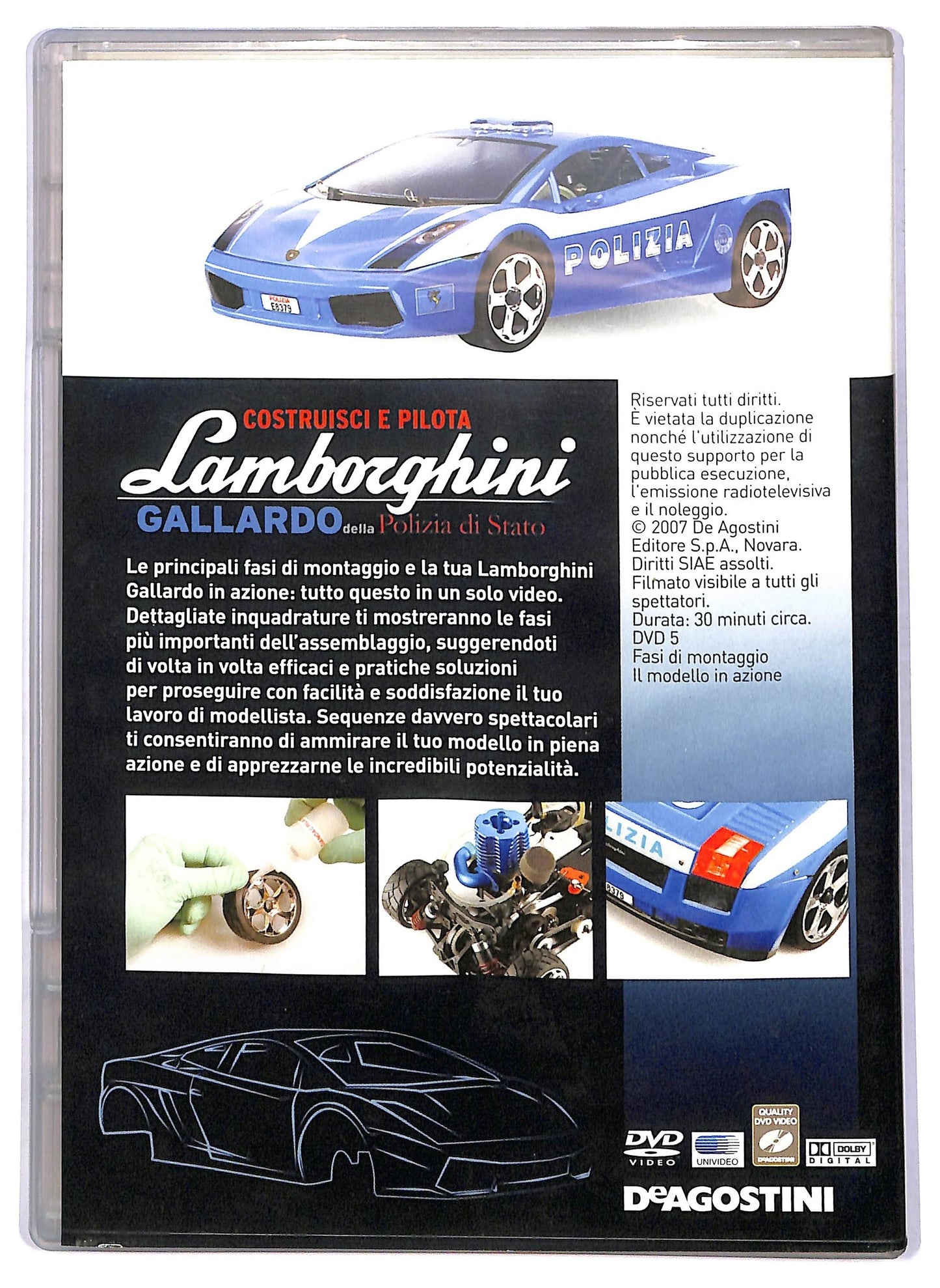 EBOND Costruisci e Pilota Lamborghini Gallardo Della Polizia EDITORIALE DVD D760345