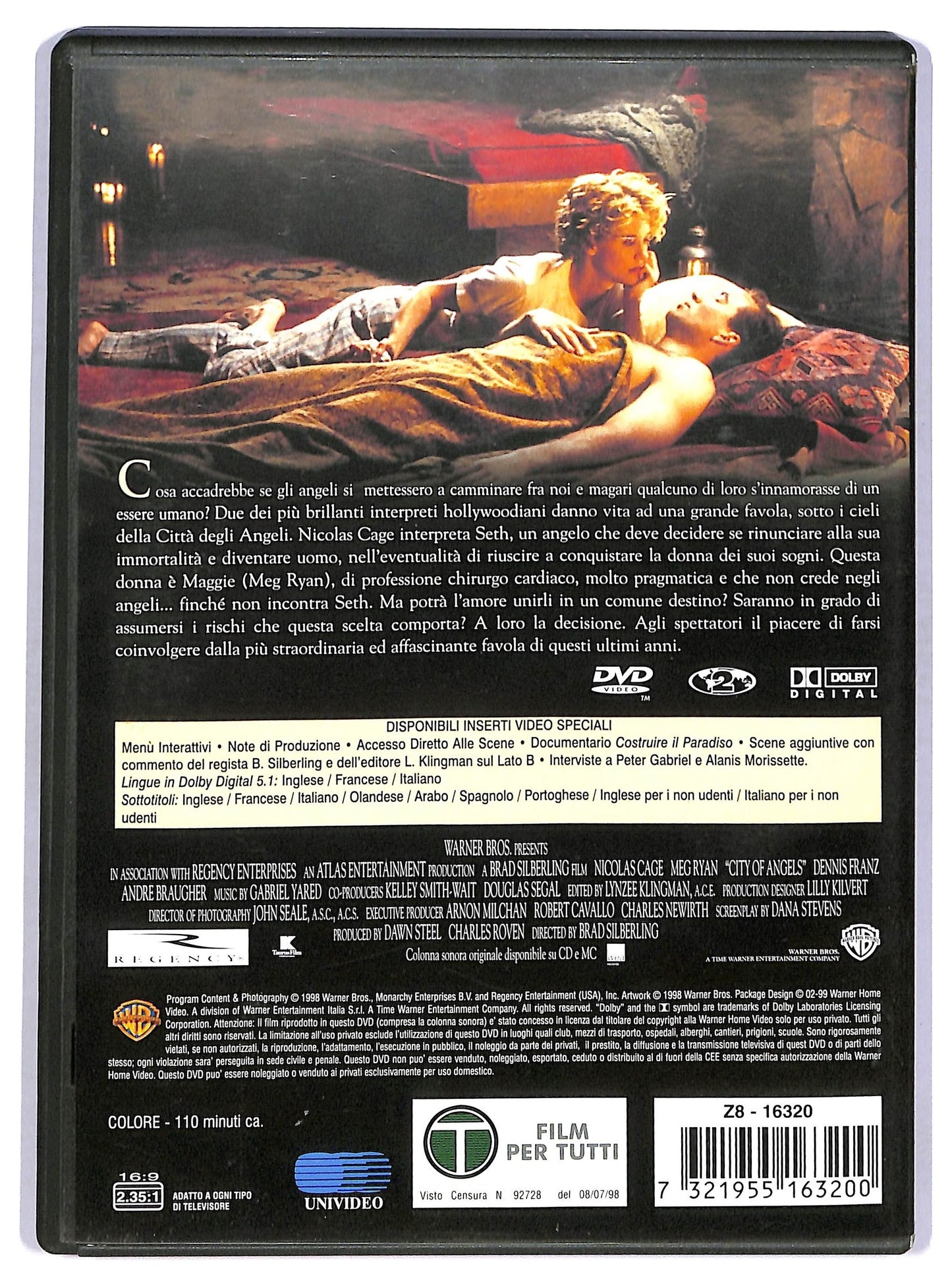 EBOND city of angels - la citta degli angeli DVD D760350