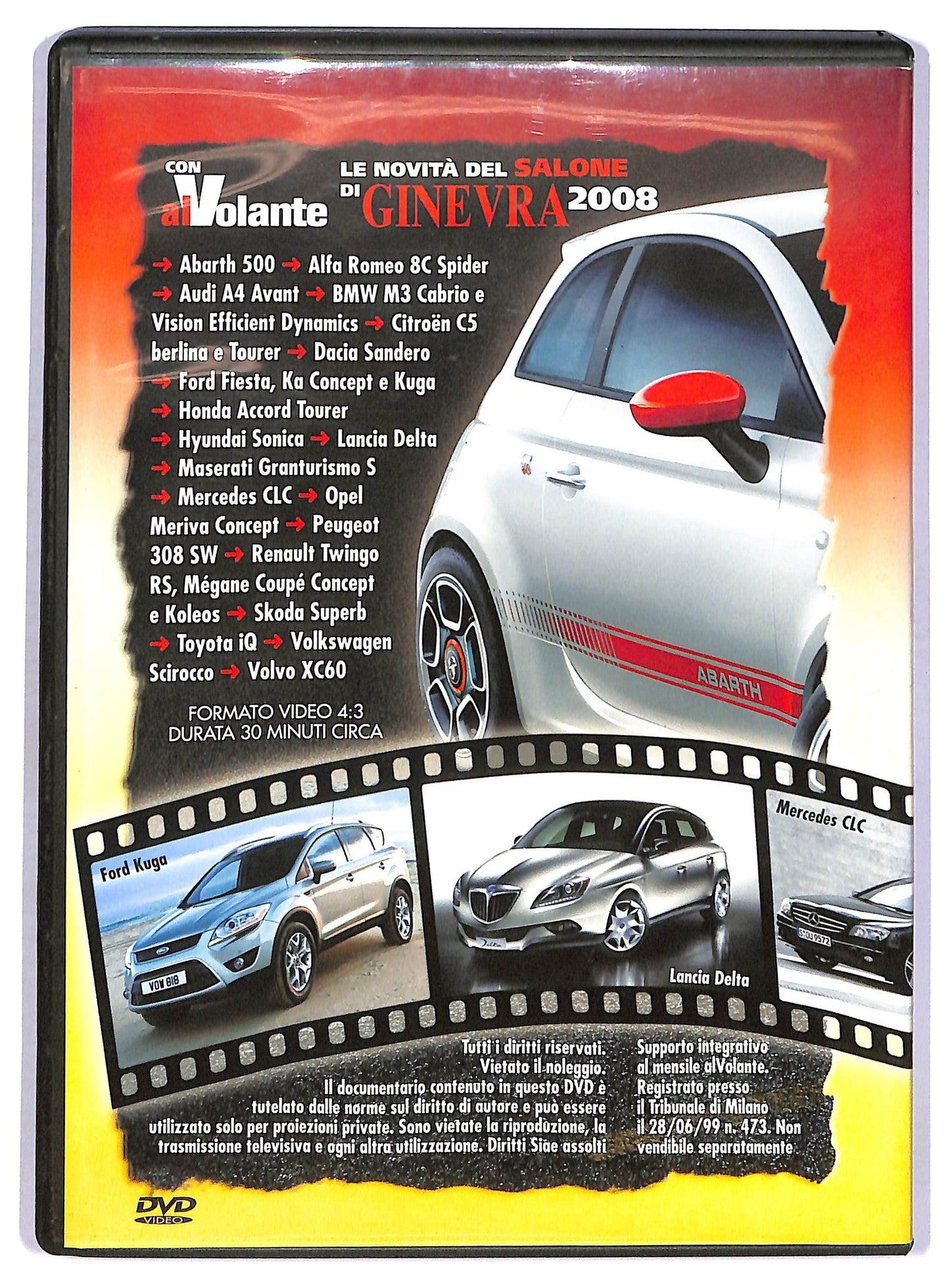 EBOND Al volante - le novita del salone ginevra 2008 EDITORIALE DVD D760360