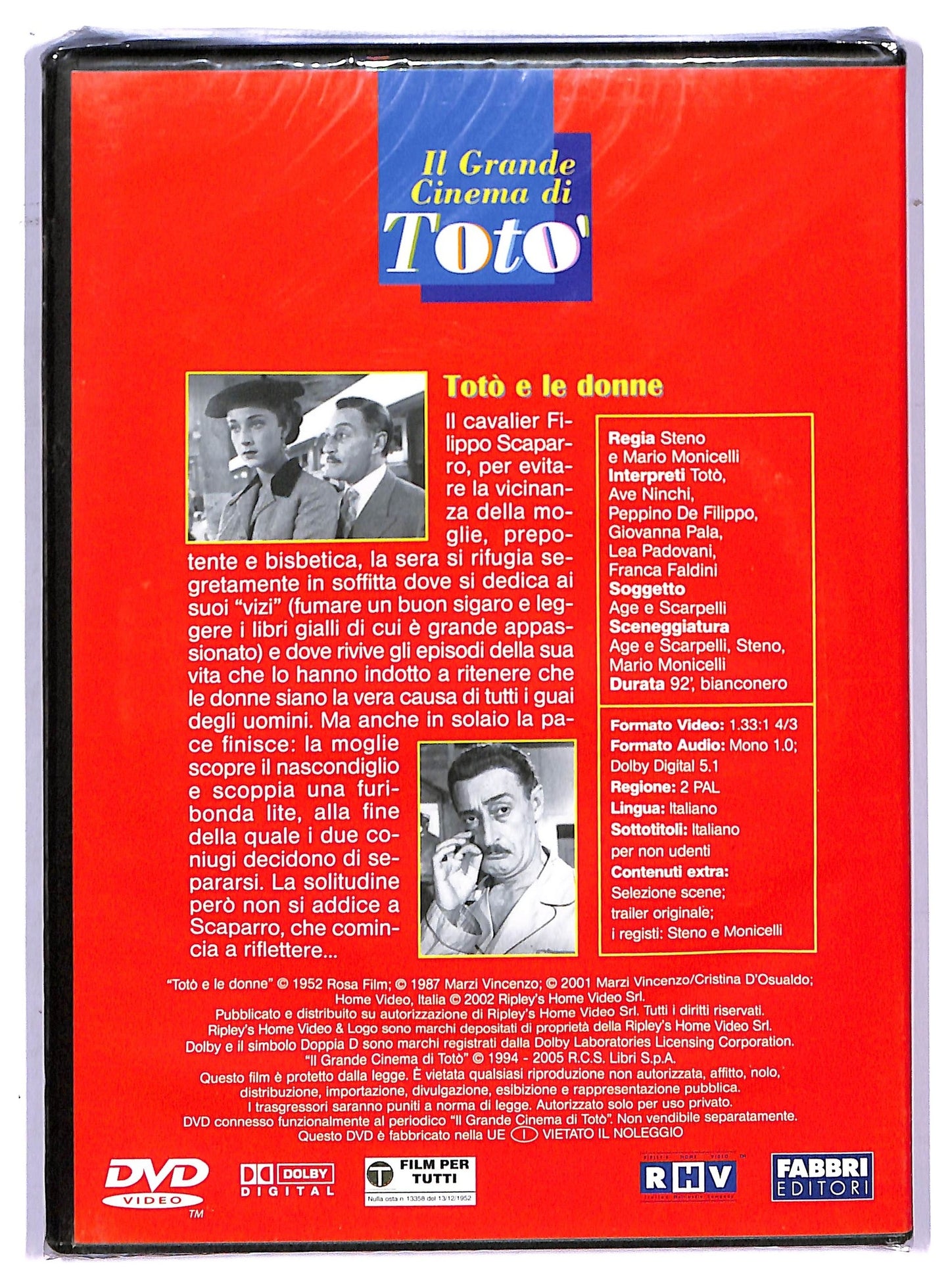 EBOND Toto e Le Donne DVD Editoriale D760434