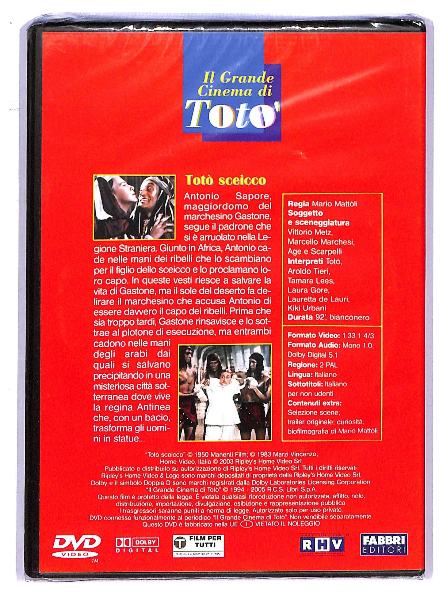 EBOND Toto Sceicco Il Grande Cinema Di Toto DVD Editoriale D760506
