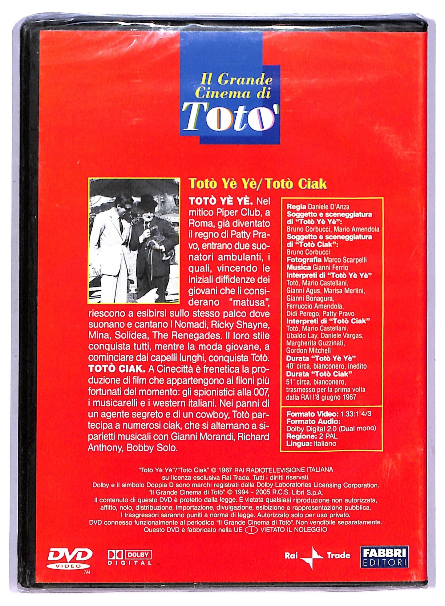 EBOND Toto ye ye/Toto ciak - EDITORIALE DVD D760507